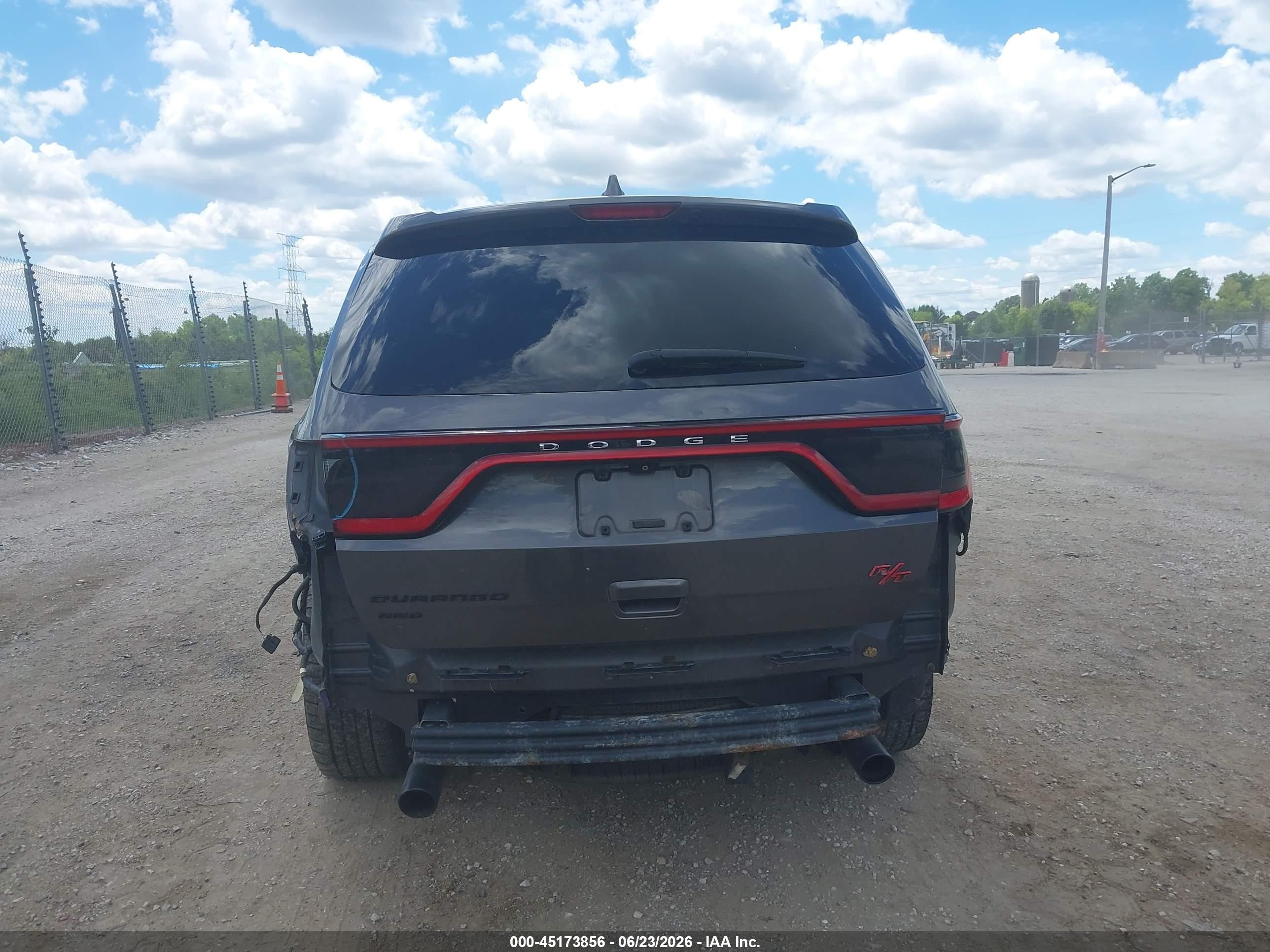 2015 Dodge Durango R/t Gray vin: 1C4SDJCT7FC156228
