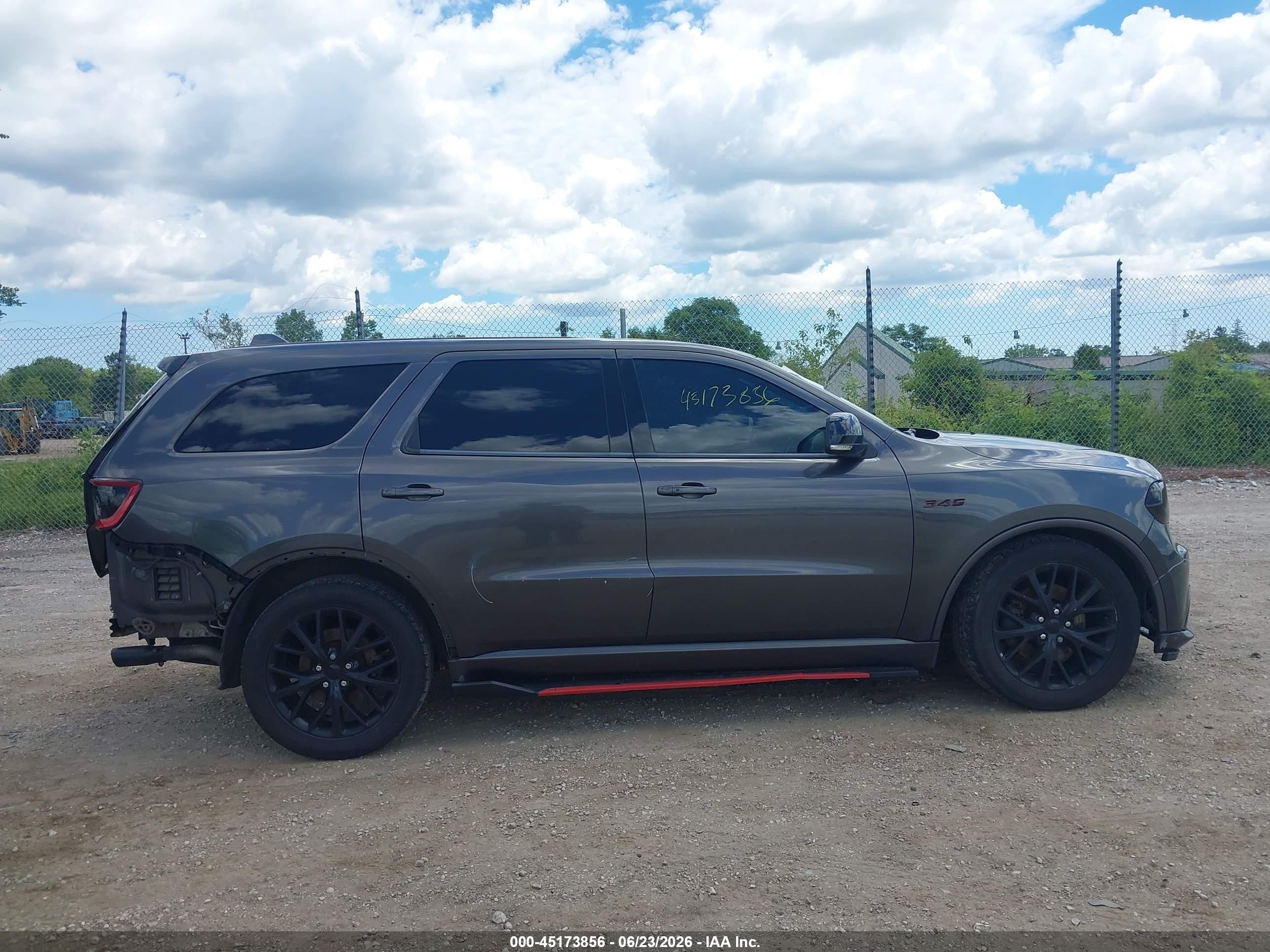 2015 Dodge Durango R/t Gray vin: 1C4SDJCT7FC156228