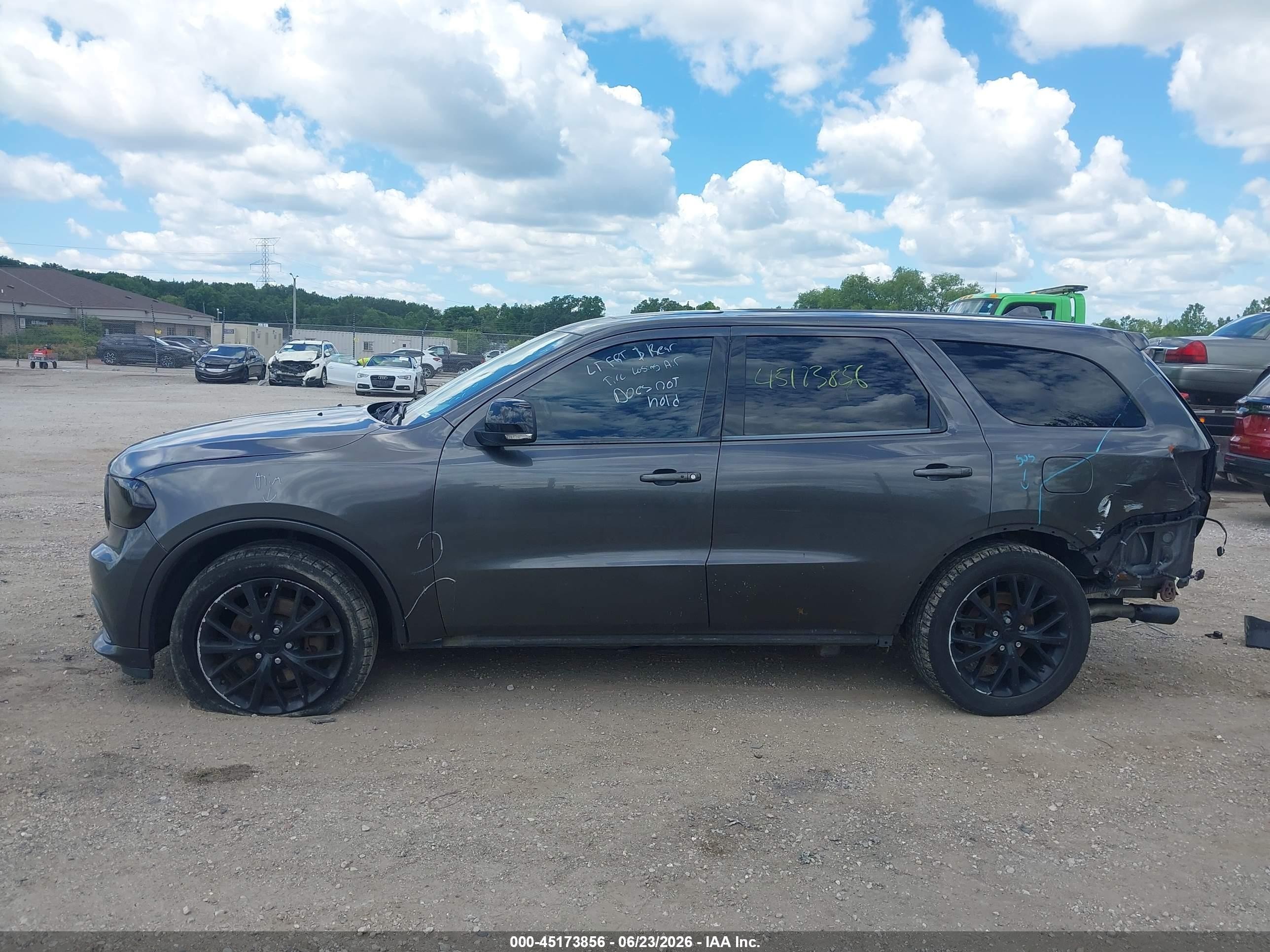 2015 Dodge Durango R/t Gray vin: 1C4SDJCT7FC156228