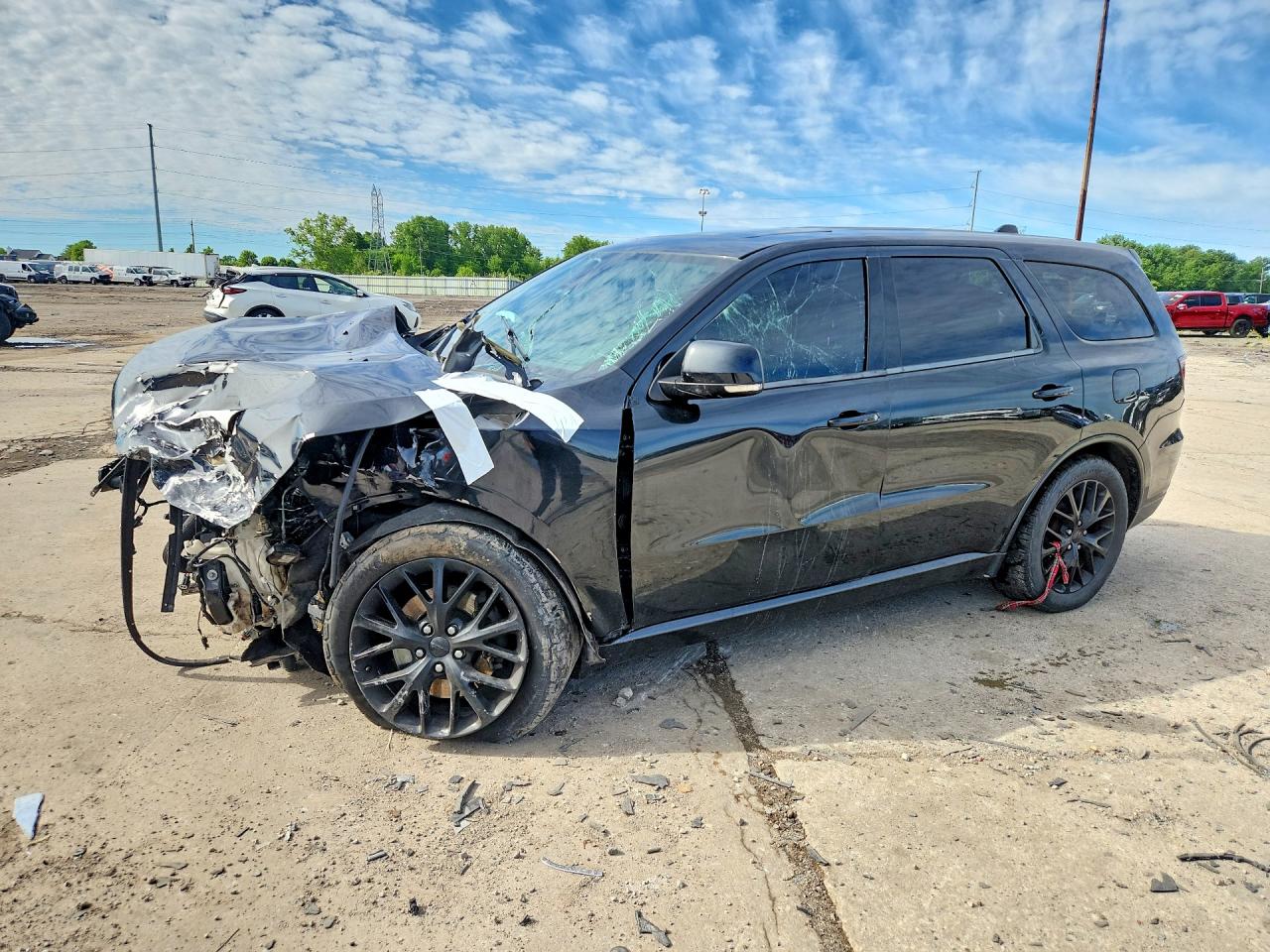 2015 Dodge Durango R Черный vin: 1C4SDJCT7FC746204