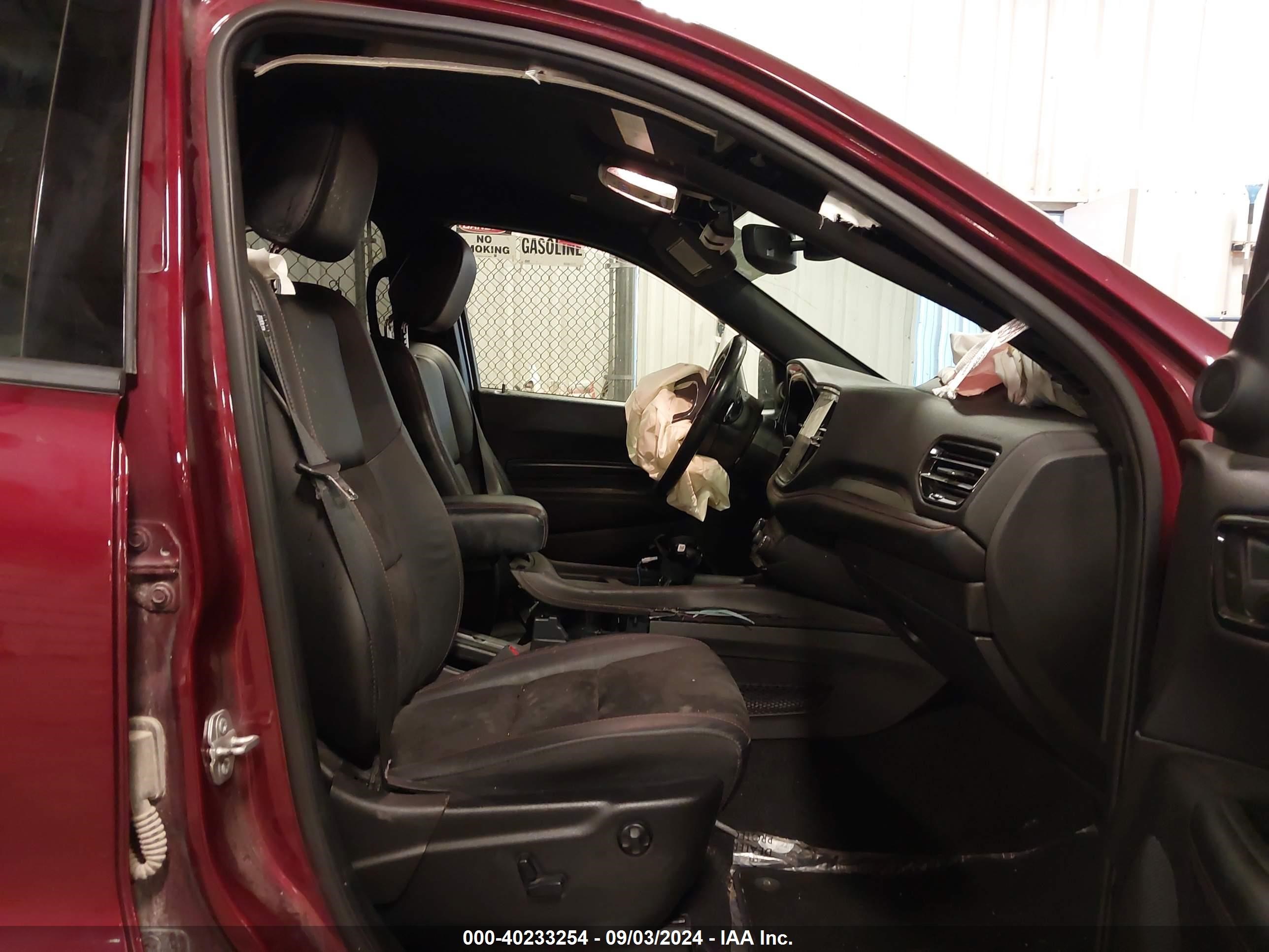 2021 Dodge Durango R/t Awd Red vin: 1C4SDJCT7MC598925