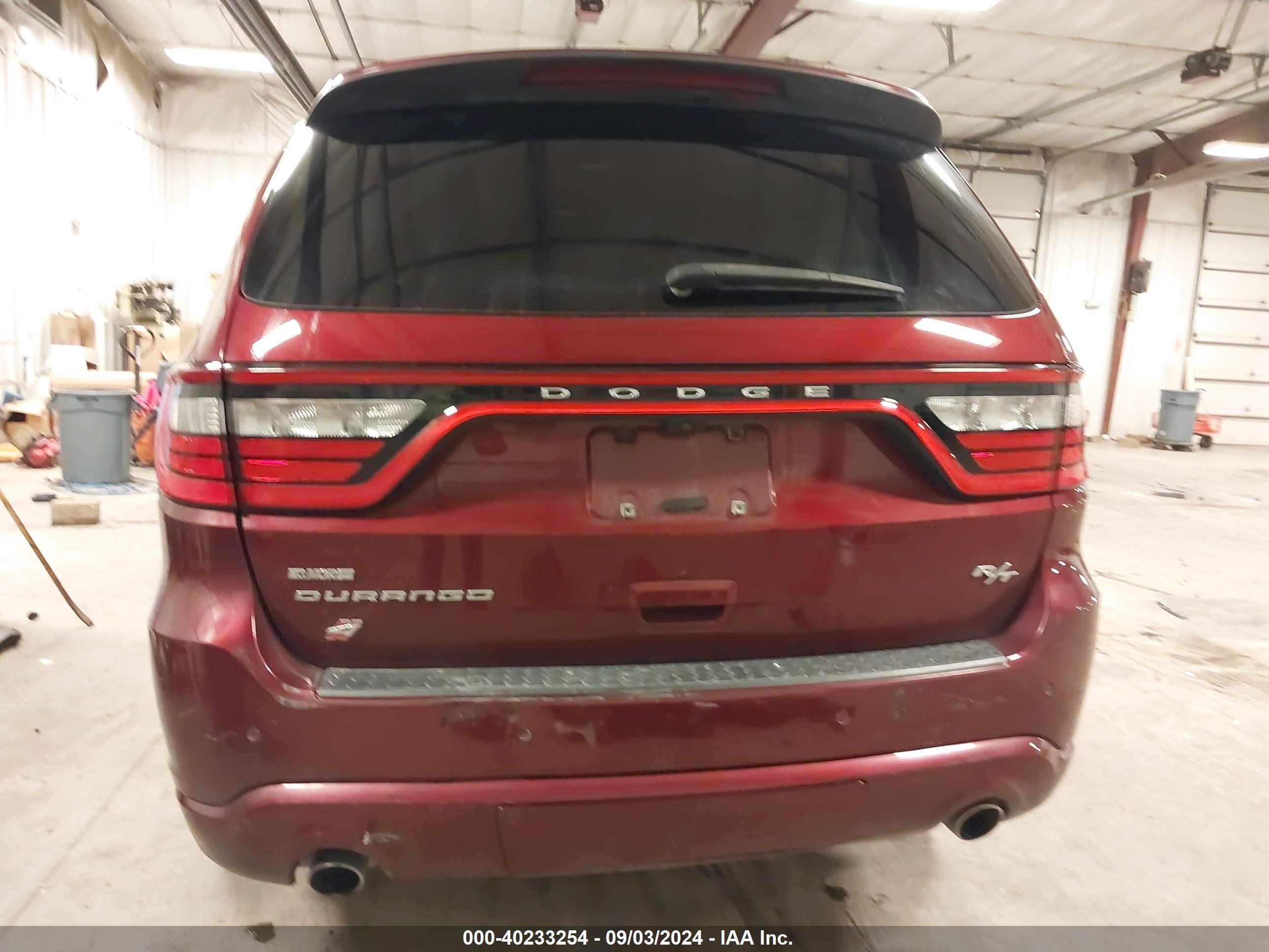 2021 Dodge Durango R/t Awd Red vin: 1C4SDJCT7MC598925