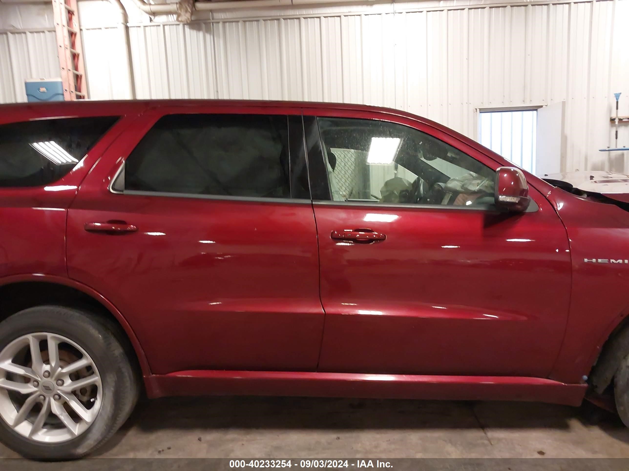 2021 Dodge Durango R/t Awd Red vin: 1C4SDJCT7MC598925