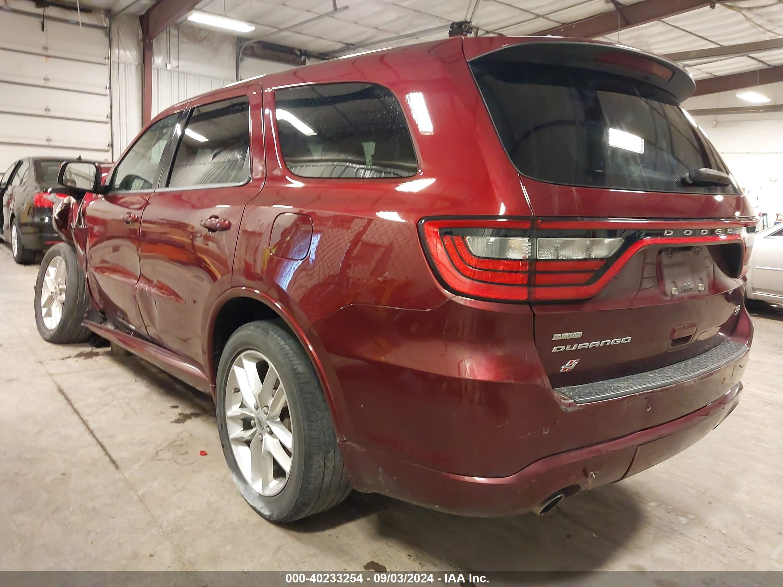 2021 Dodge Durango R/t Awd Red vin: 1C4SDJCT7MC598925