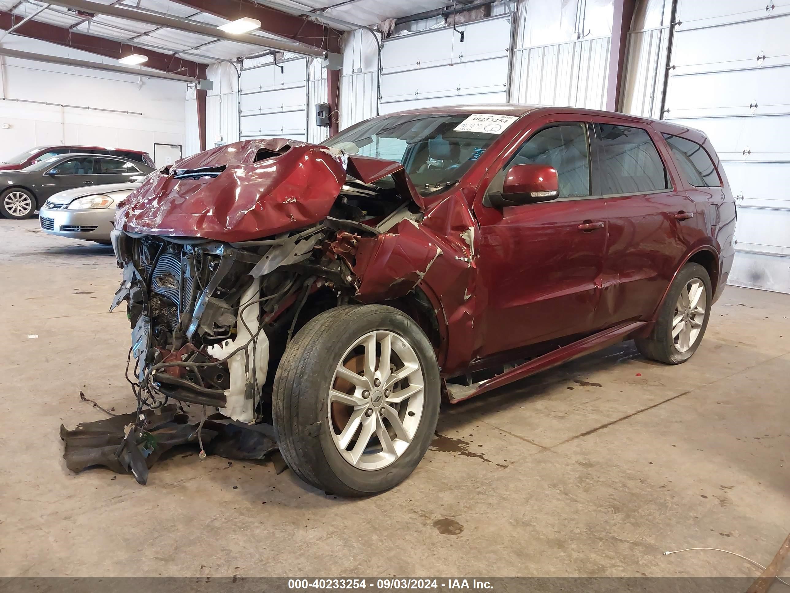 2021 Dodge Durango R/t Awd Red vin: 1C4SDJCT7MC598925