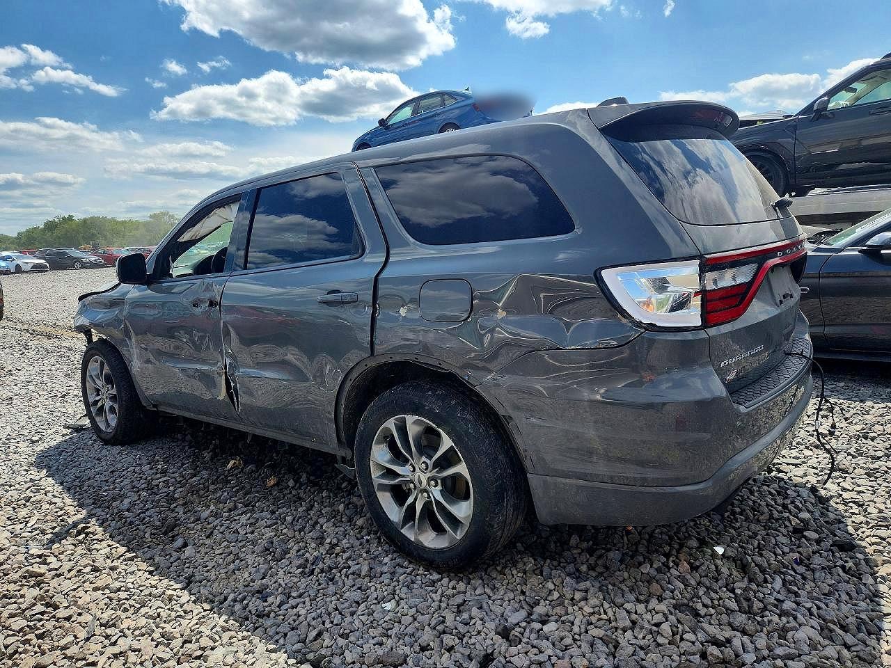 2021 Dodge Durango R/t Gray vin: 1C4SDJCT7MC662817