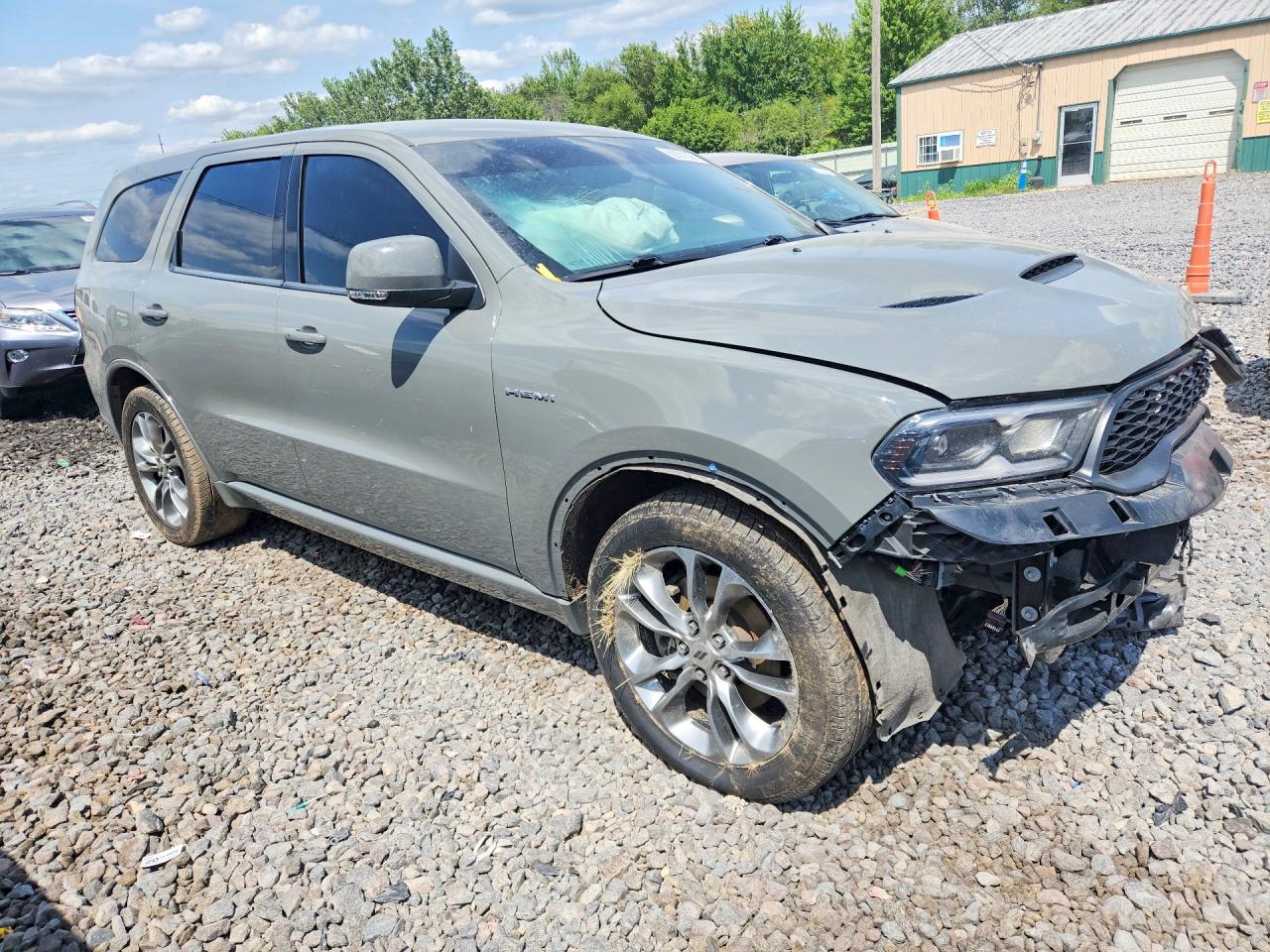 2021 Dodge Durango R/t Gray vin: 1C4SDJCT7MC662817