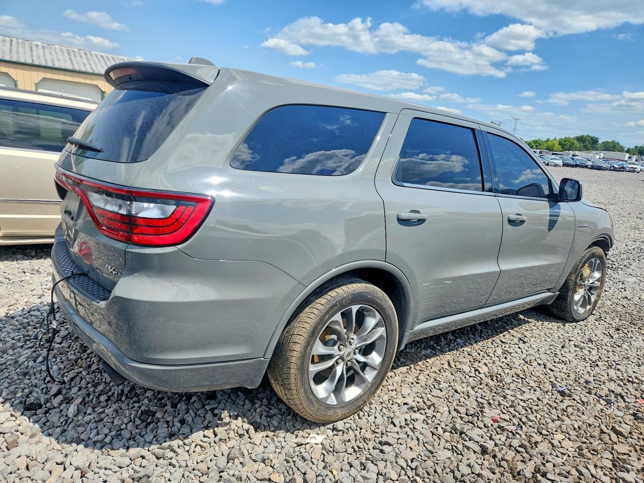 2021 Dodge Durango R/t Gray vin: 1C4SDJCT7MC662817