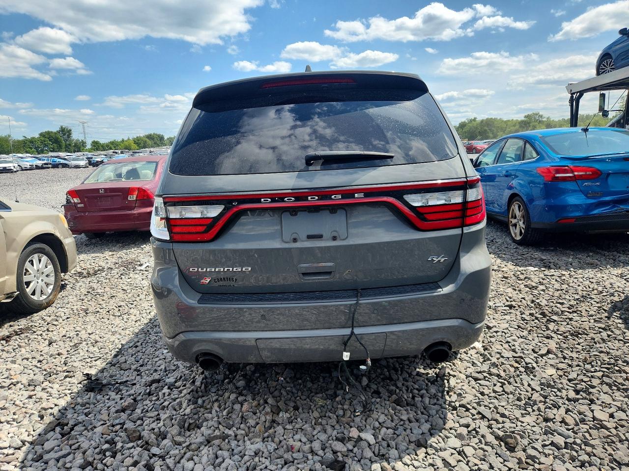 2021 Dodge Durango R/t Gray vin: 1C4SDJCT7MC662817