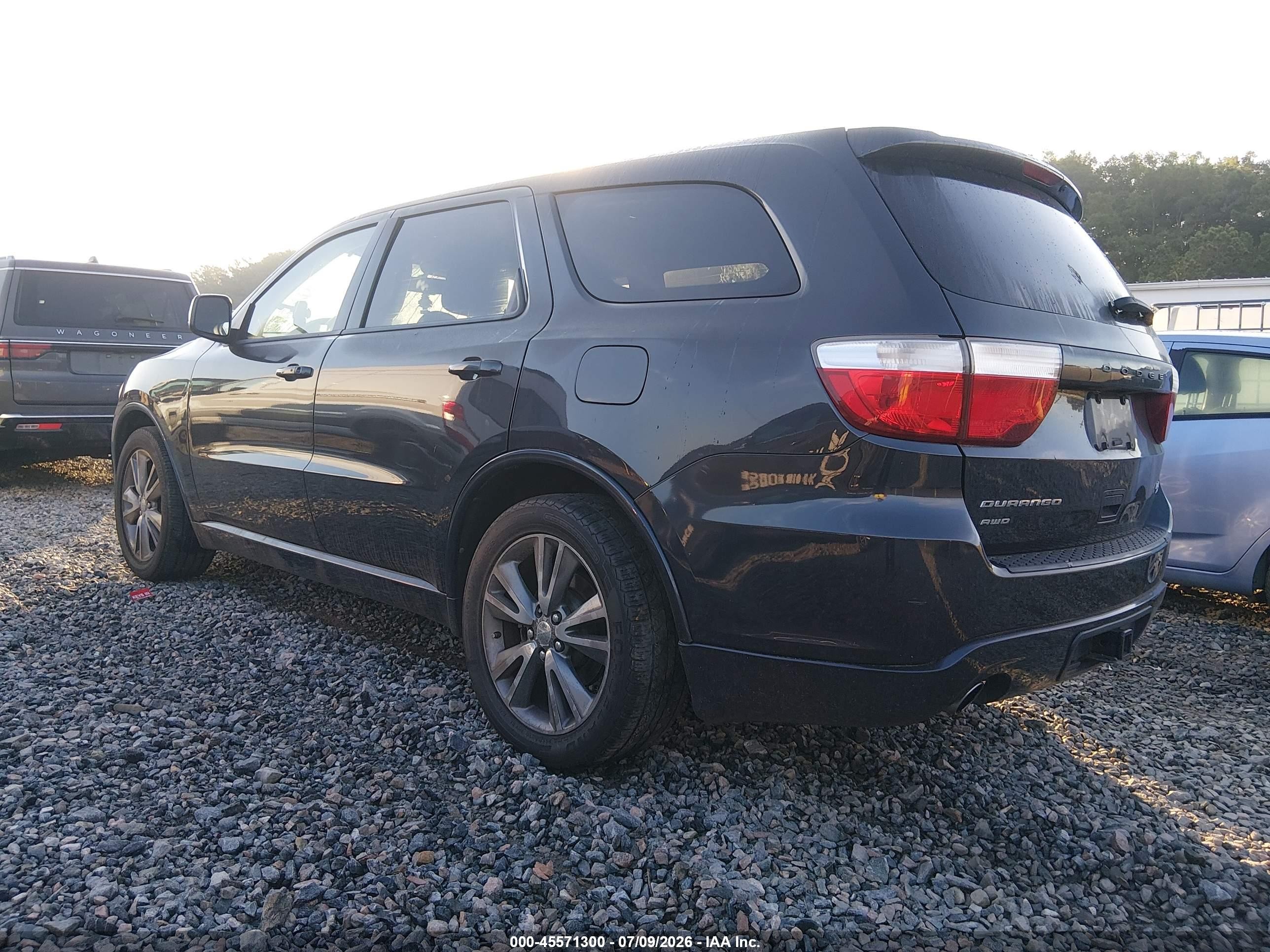 2013 Dodge Durango R/t Black vin: 1C4SDJCT8DC583124