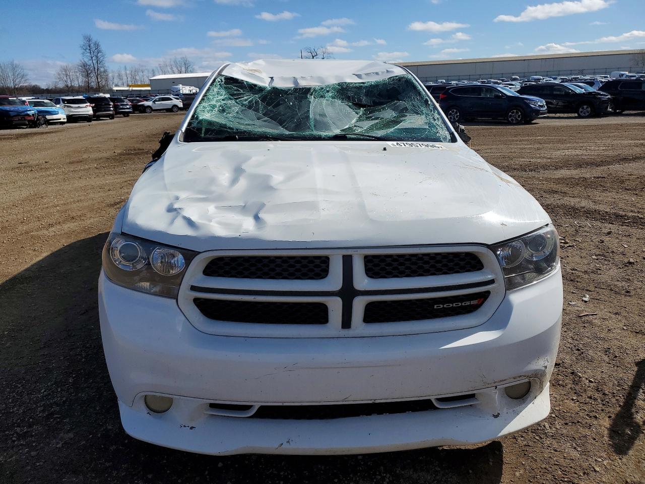 2013 Dodge Durango R White vin: 1C4SDJCT8DC613335