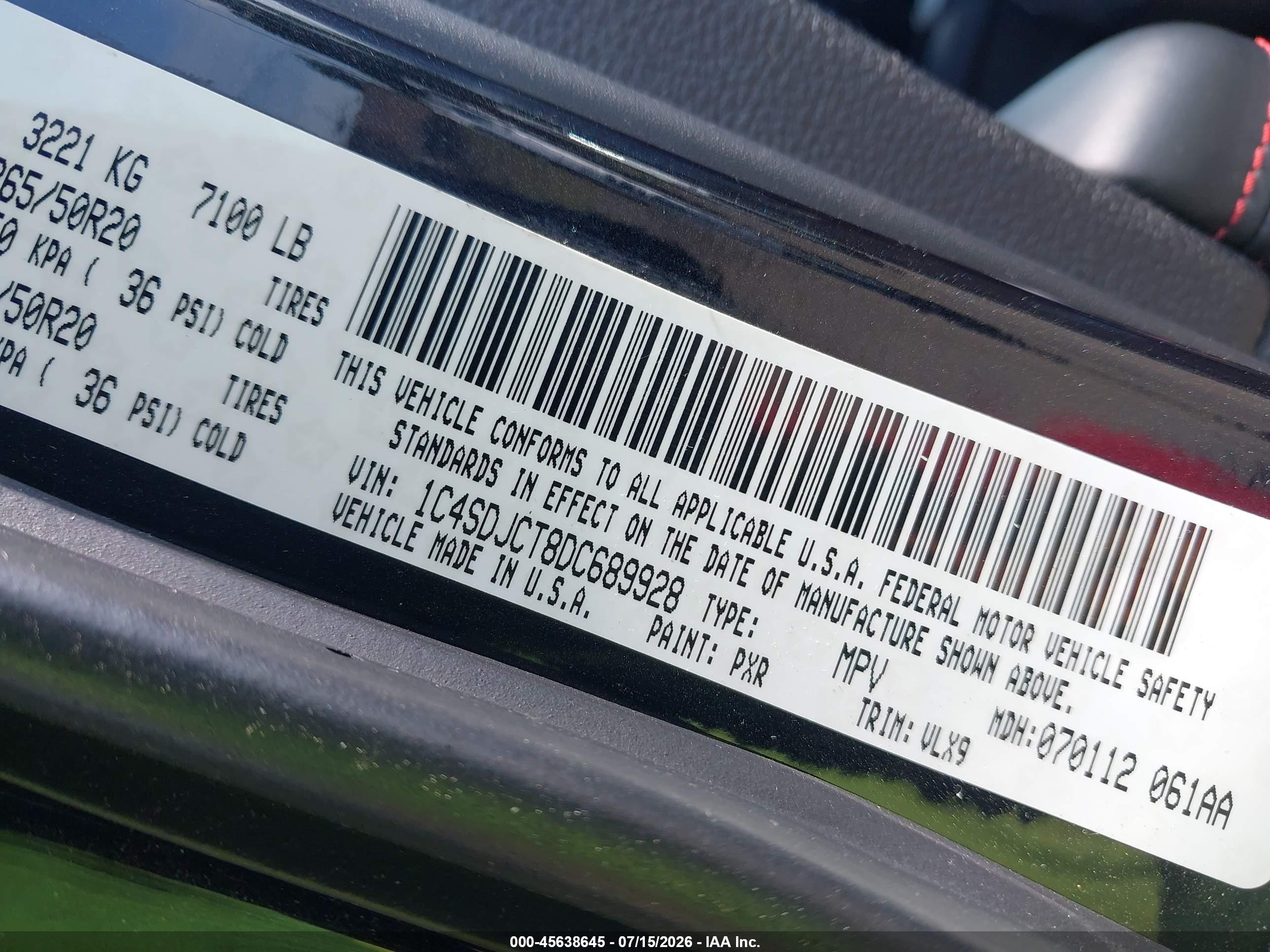 2013 Dodge Durango R/t Gray vin: 1C4SDJCT8DC689928