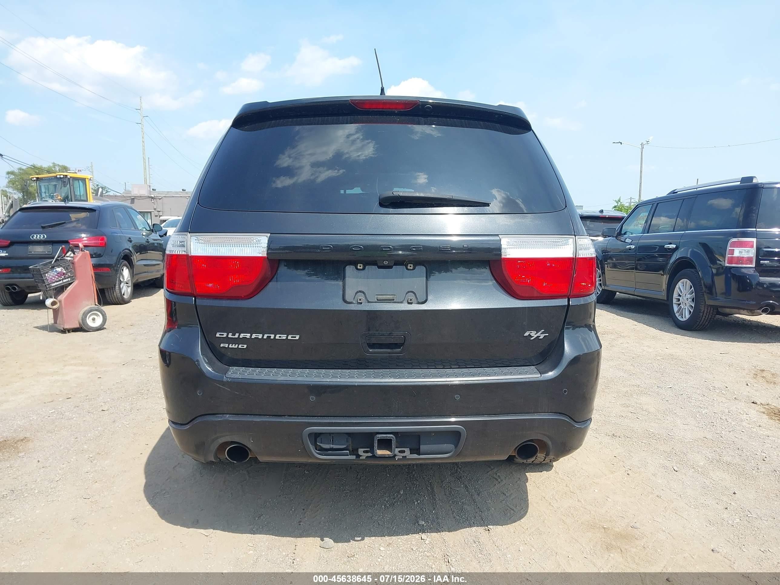 2013 Dodge Durango R/t Gray vin: 1C4SDJCT8DC689928