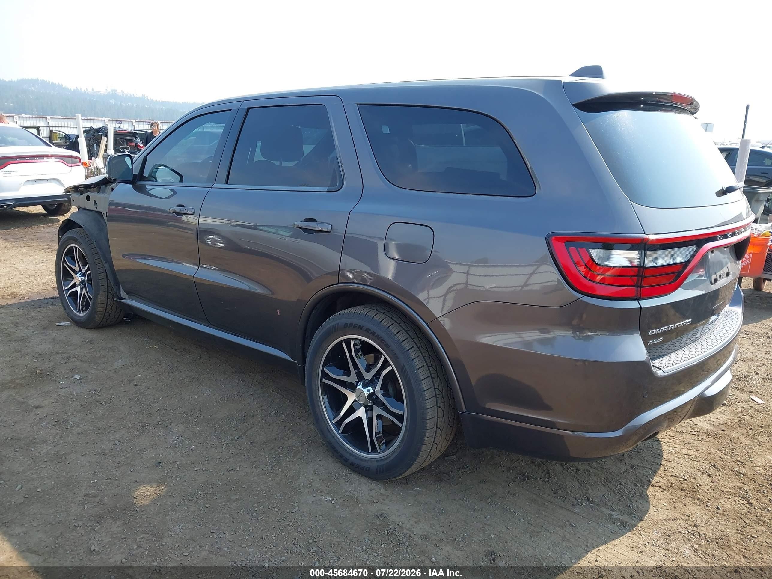 2014 Dodge Durango R/t Gray vin: 1C4SDJCT8EC314591