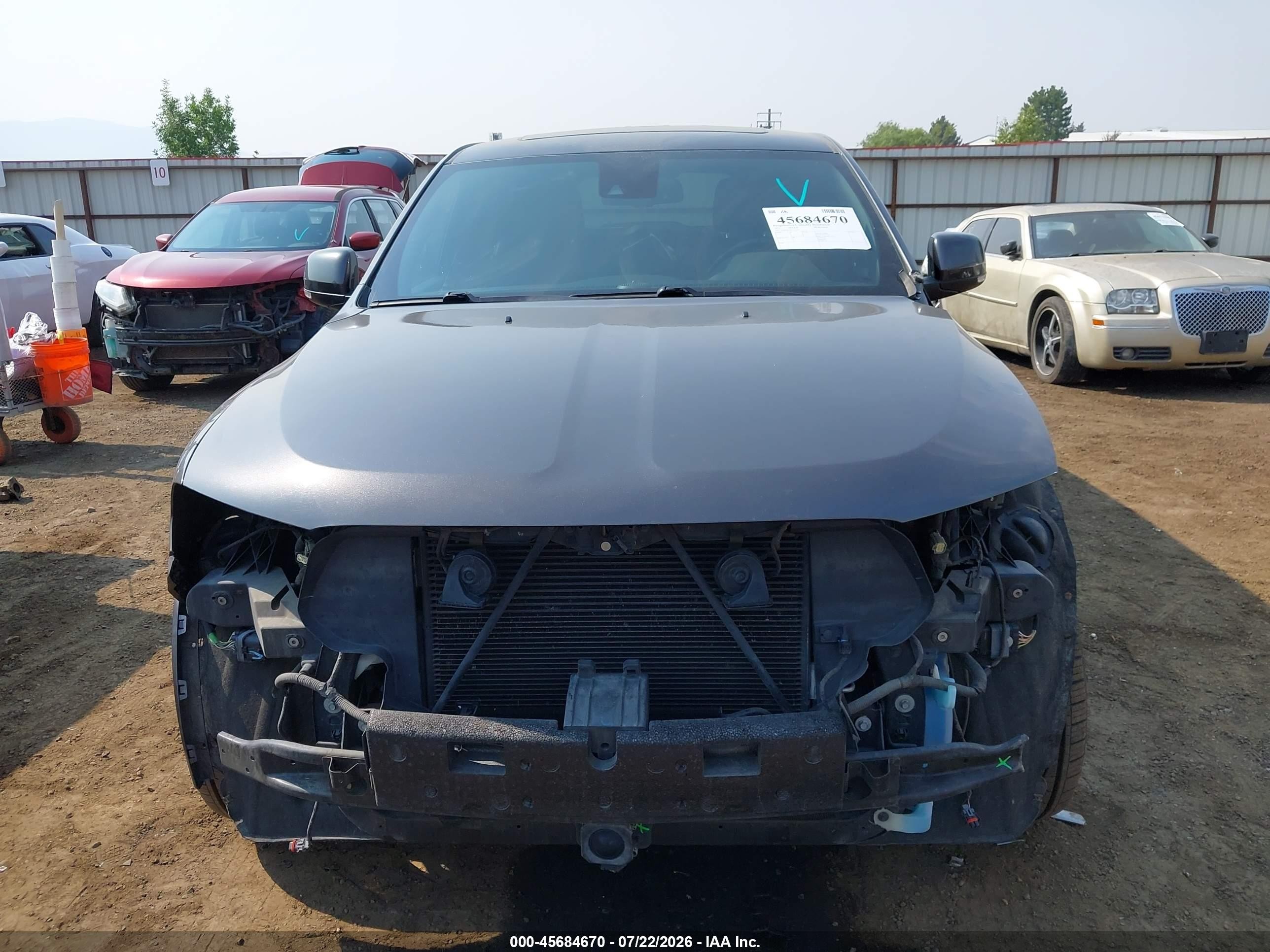 2014 Dodge Durango R/t Gray vin: 1C4SDJCT8EC314591