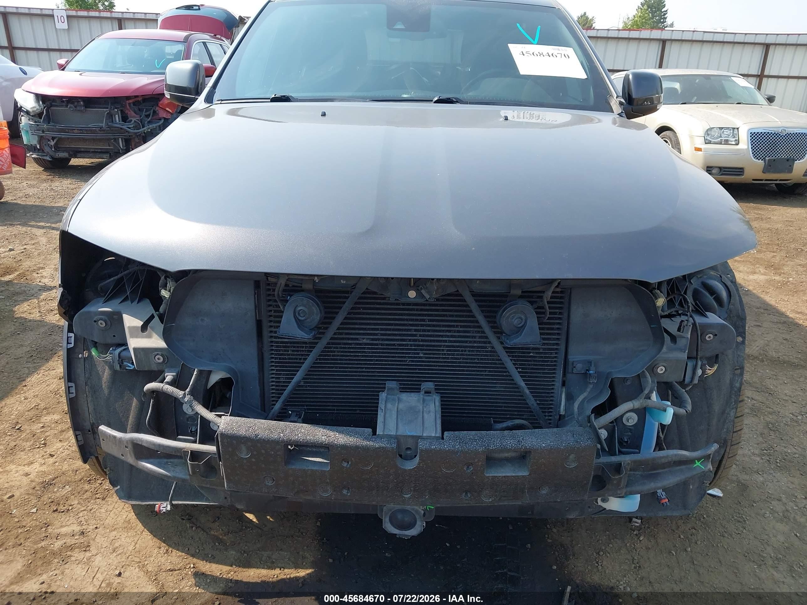 2014 Dodge Durango R/t Gray vin: 1C4SDJCT8EC314591