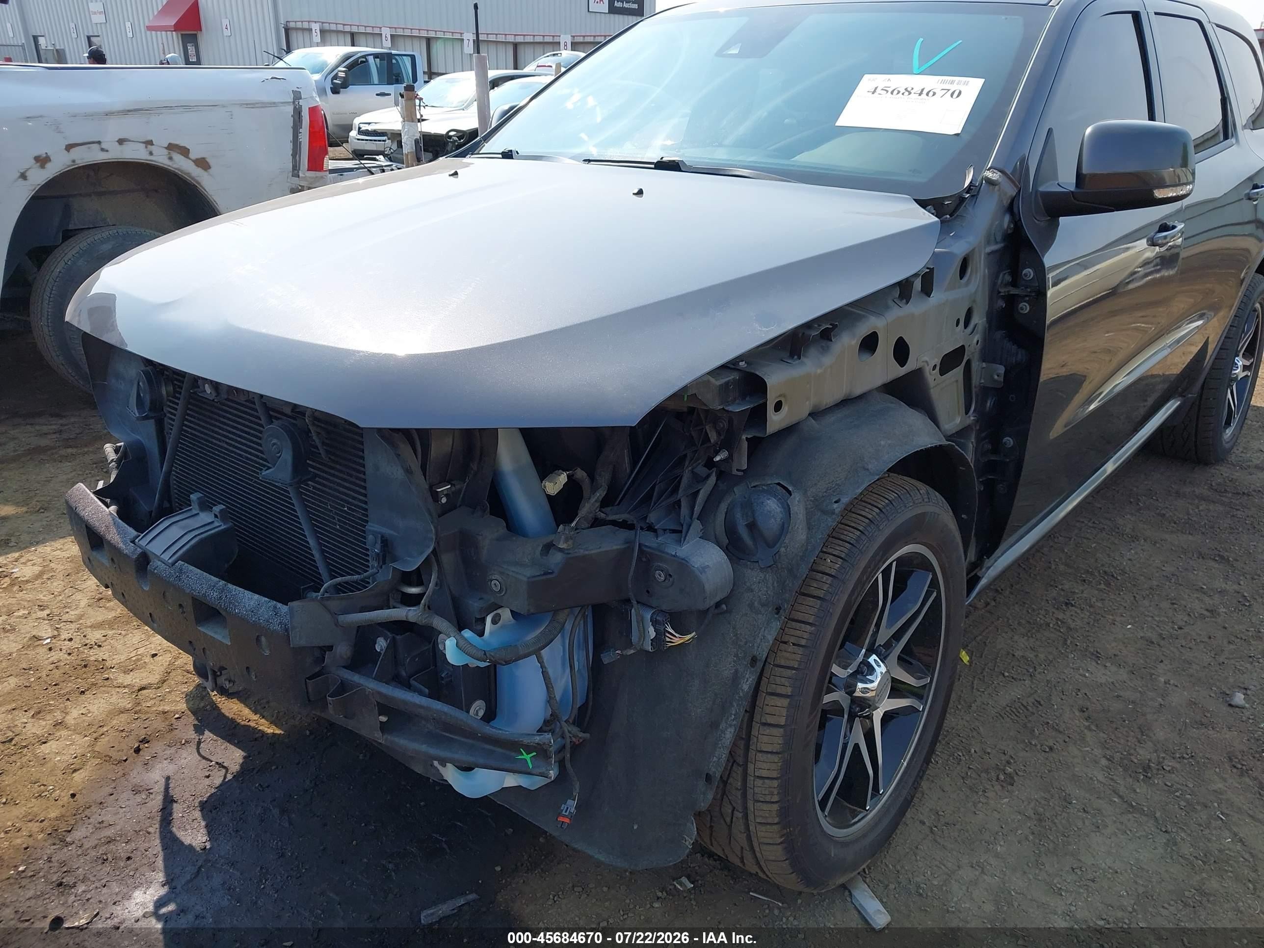 2014 Dodge Durango R/t Gray vin: 1C4SDJCT8EC314591