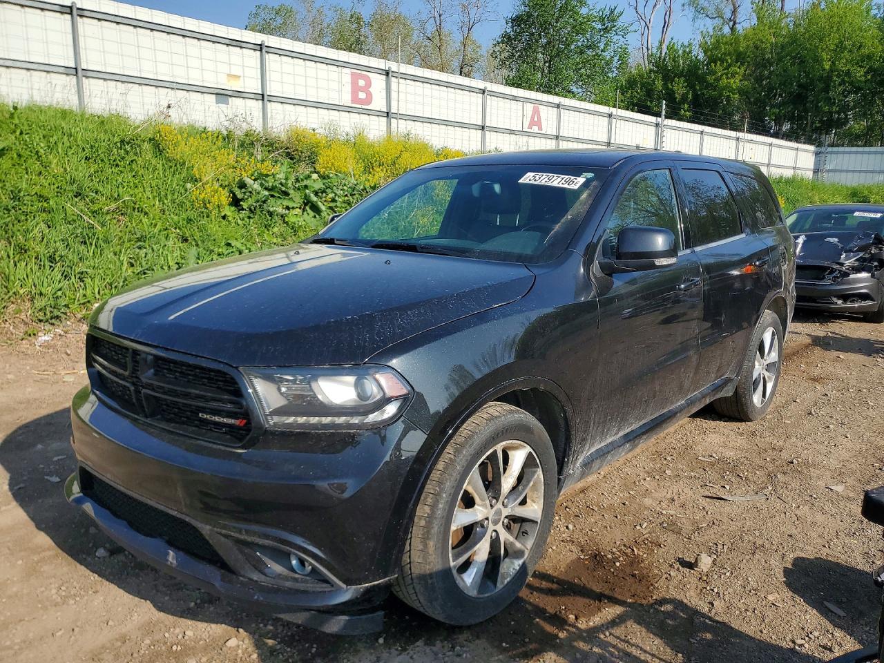 2014 Dodge Durango R Black vin: 1C4SDJCT8EC336848