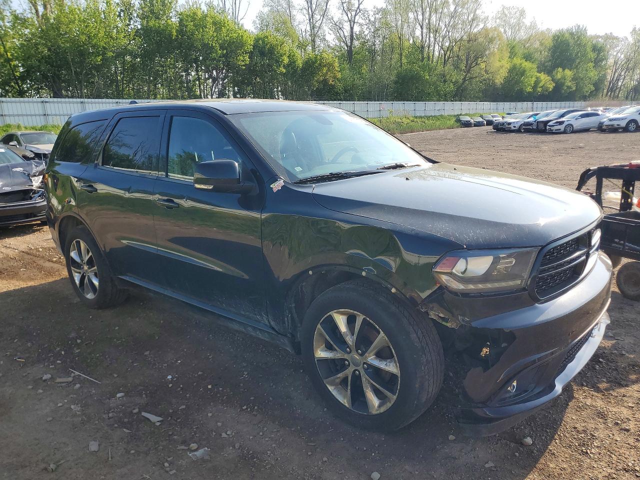 2014 Dodge Durango R Black vin: 1C4SDJCT8EC336848