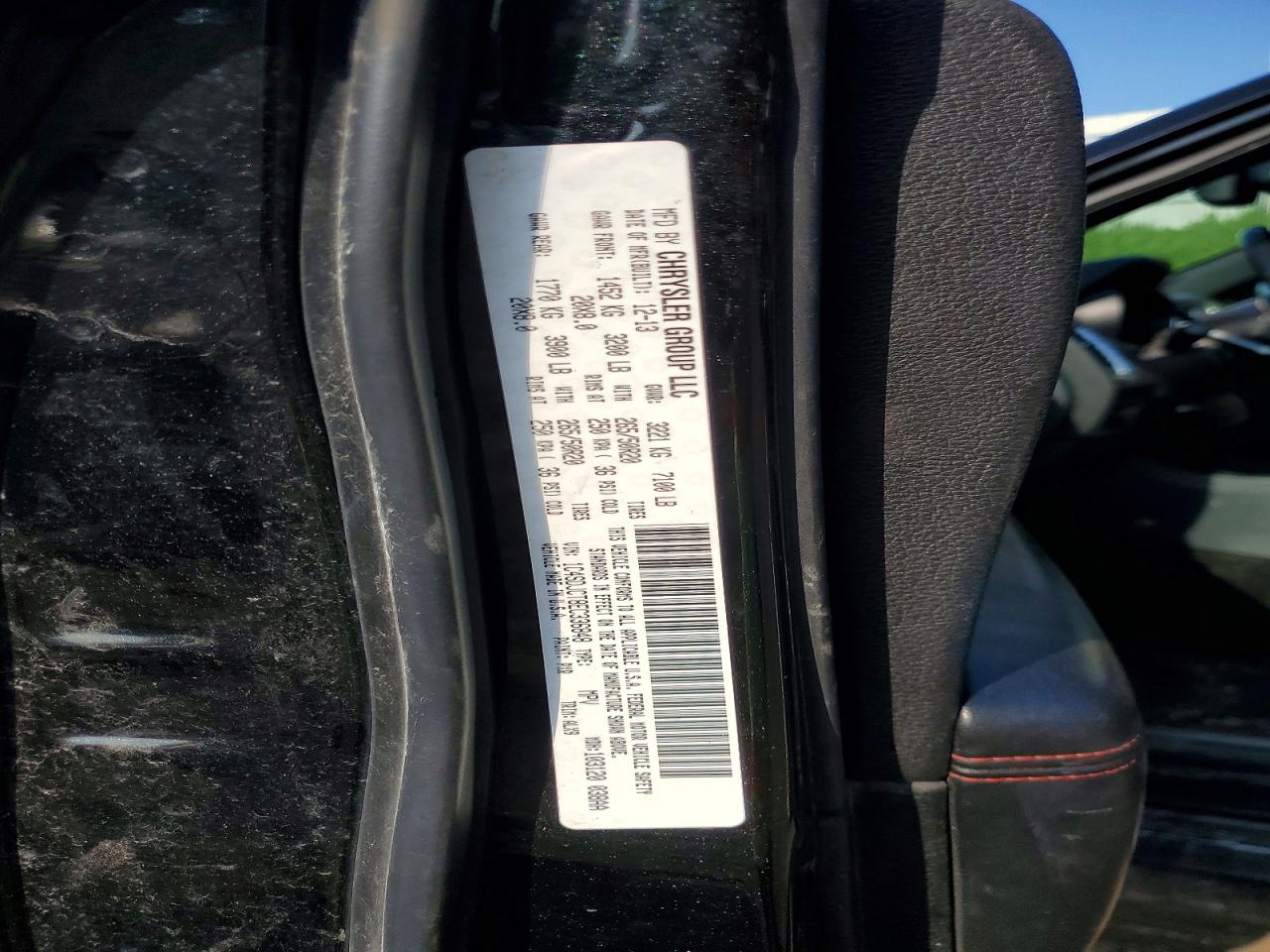 2014 Dodge Durango R Black vin: 1C4SDJCT8EC336848