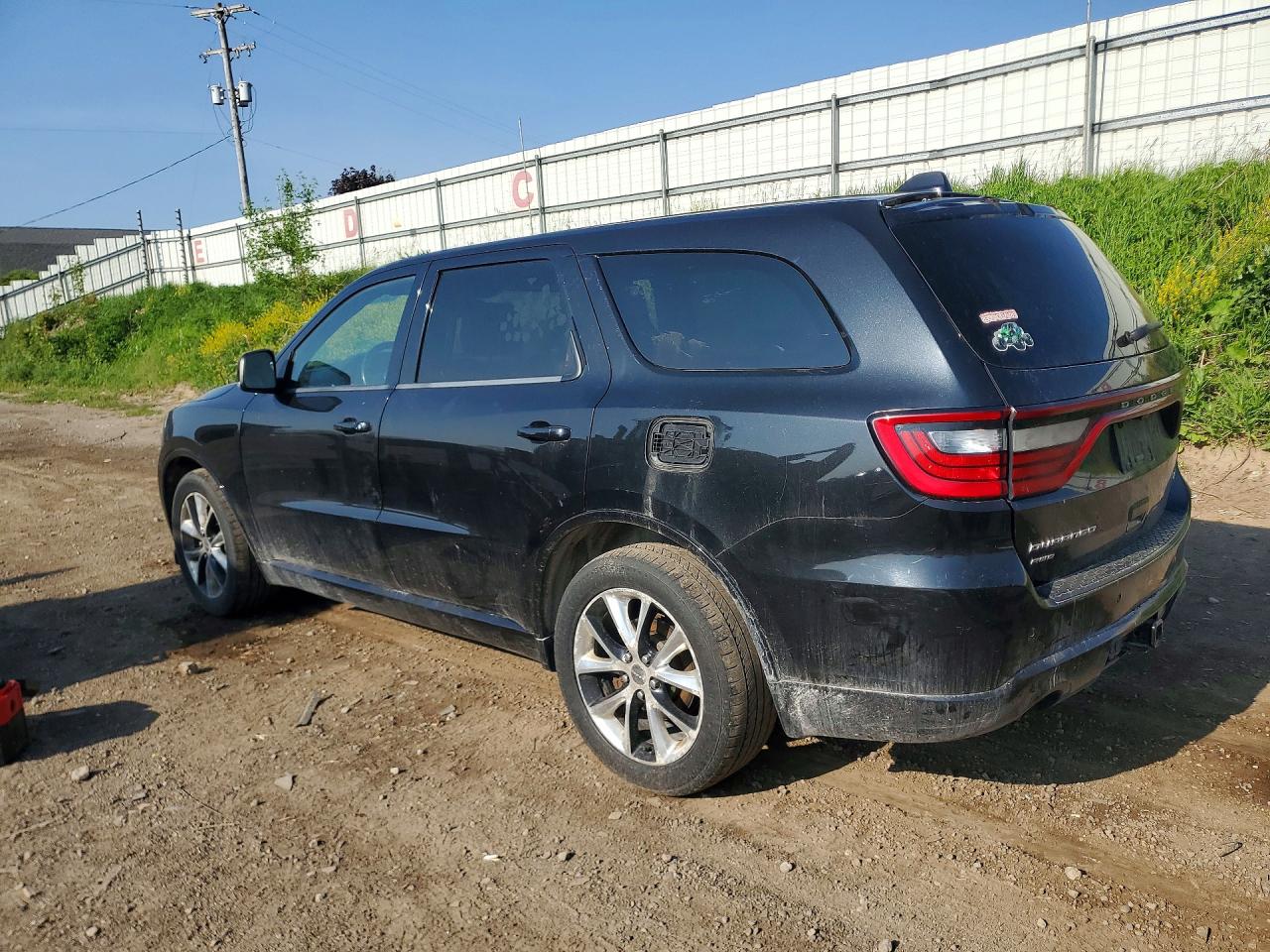 2014 Dodge Durango R Black vin: 1C4SDJCT8EC336848