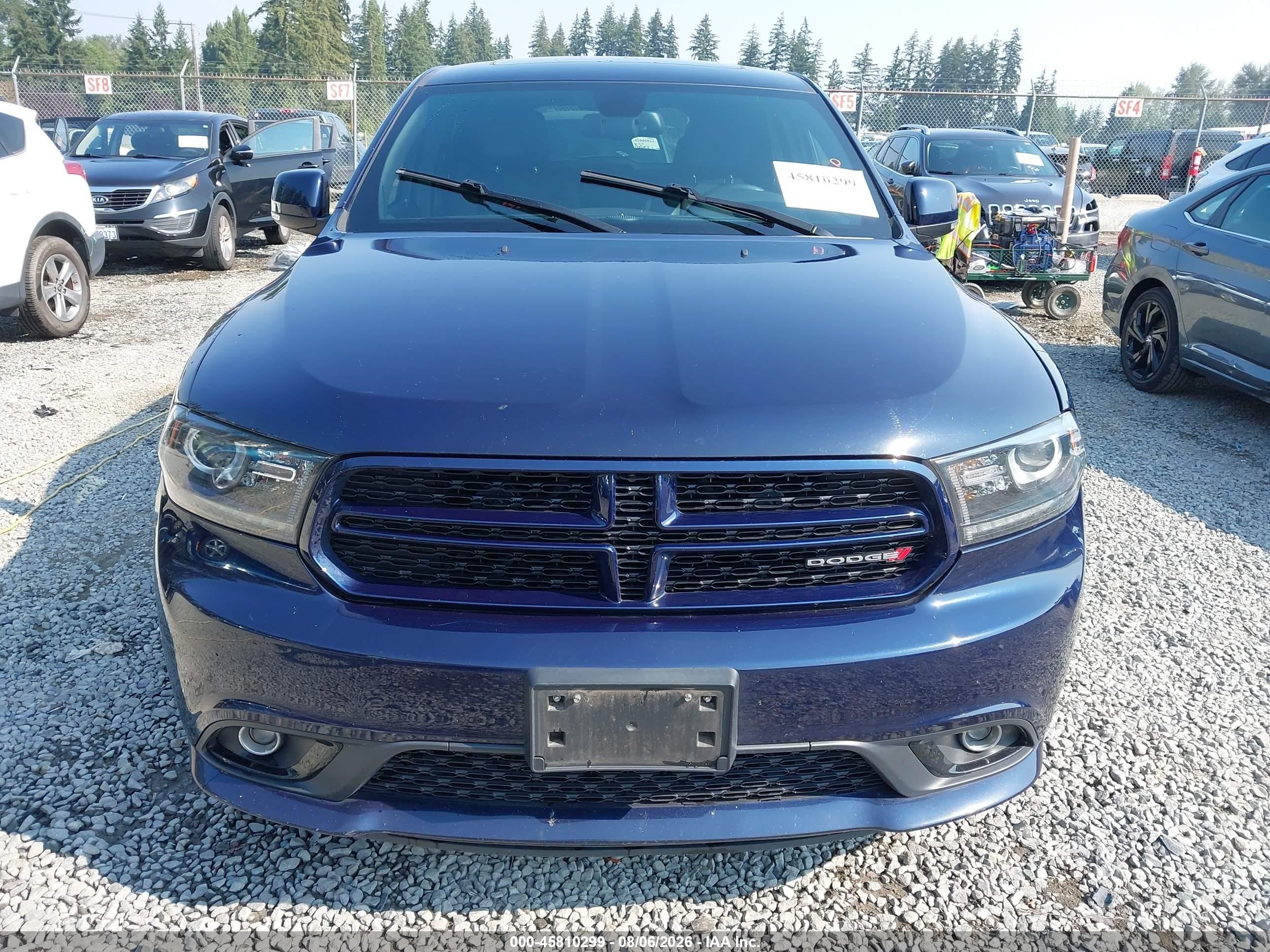 2014 Dodge Durango R/t Blue vin: 1C4SDJCT8EC418711