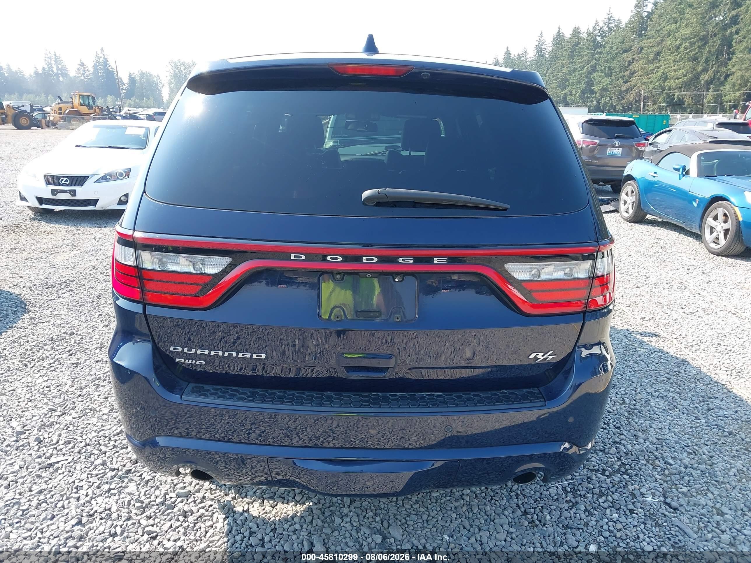 2014 Dodge Durango R/t Blue vin: 1C4SDJCT8EC418711