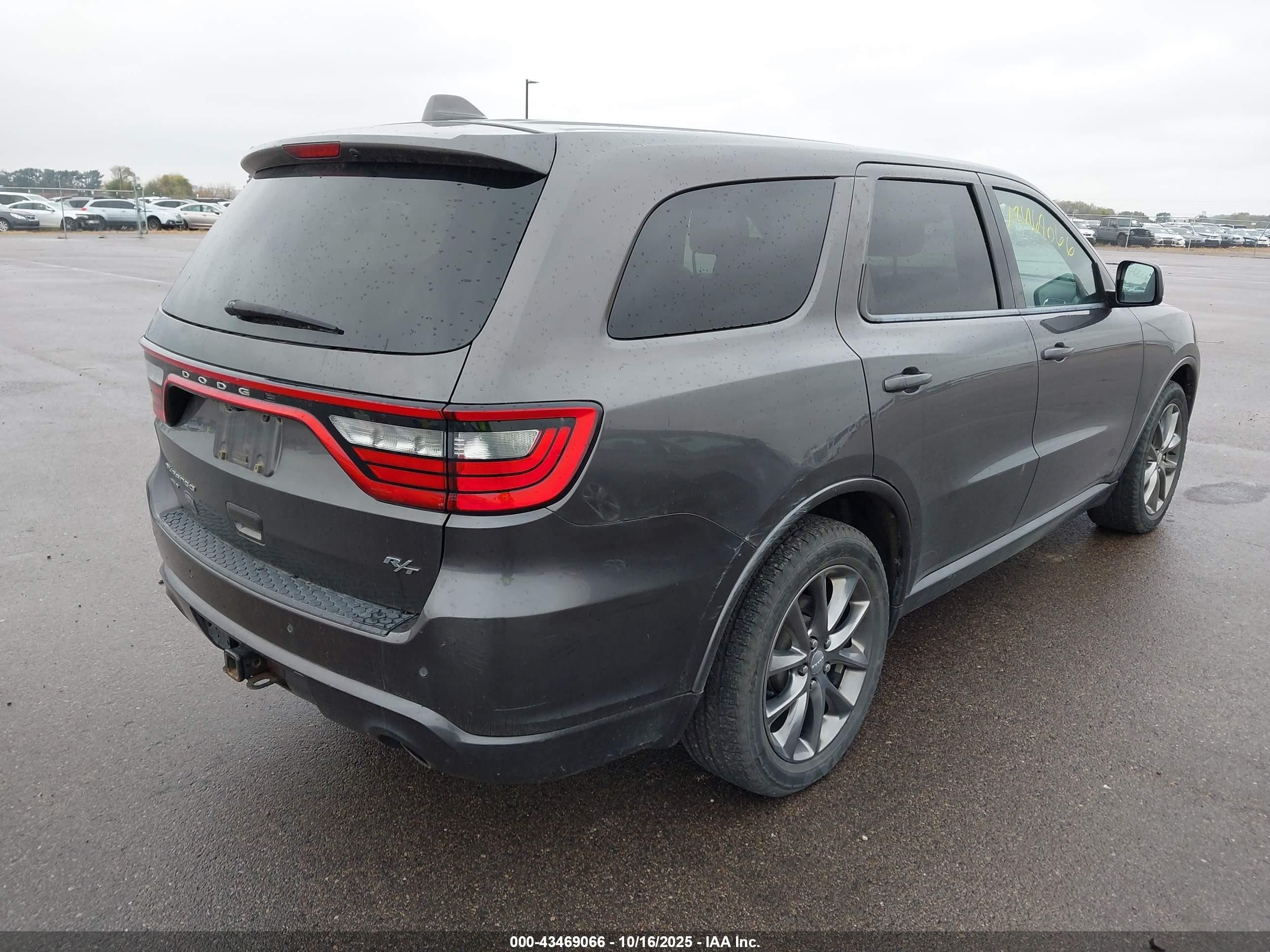 2014 Dodge Durango R/t Gray vin: 1C4SDJCT8EC972878