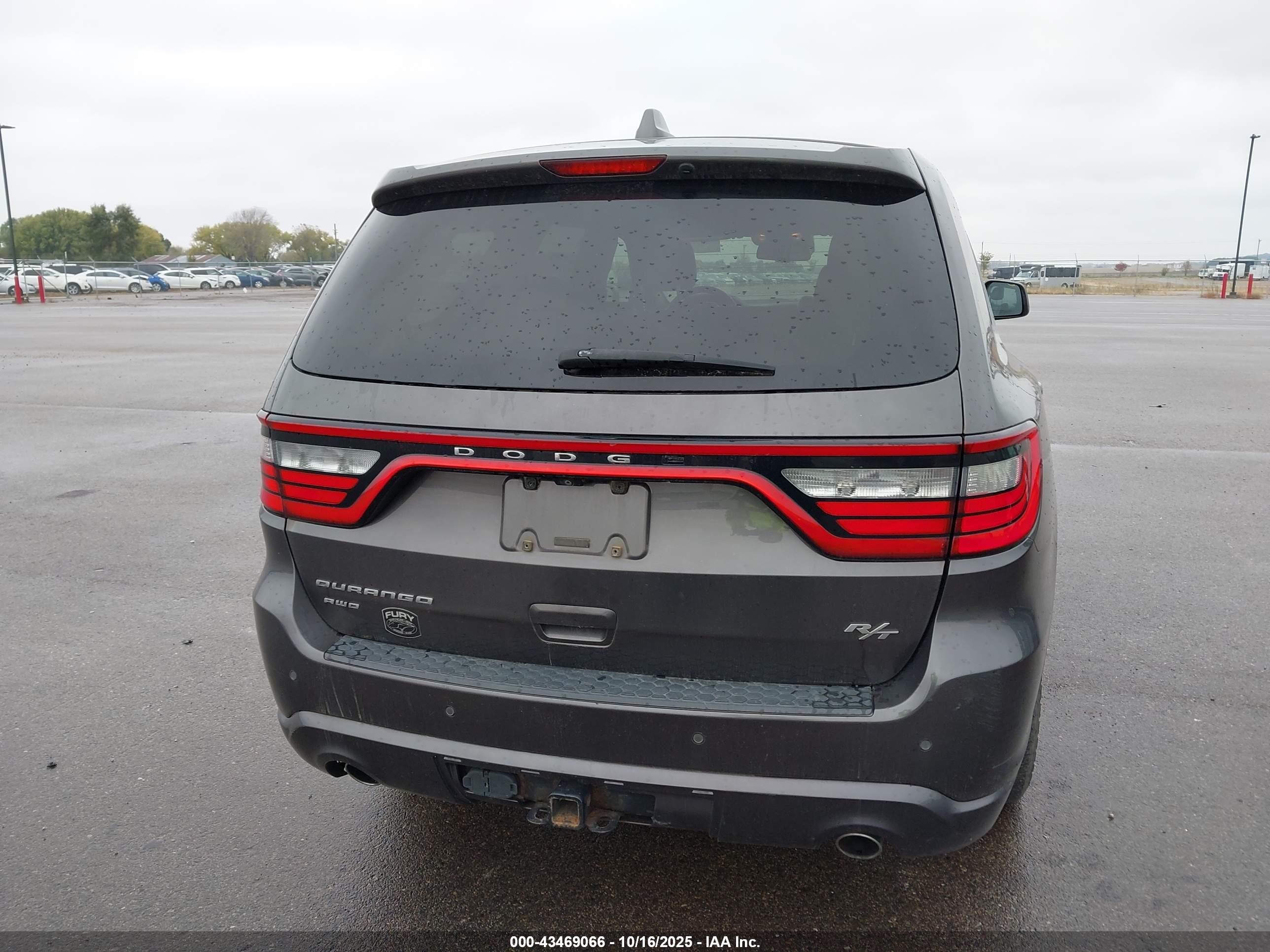 2014 Dodge Durango R/t Gray vin: 1C4SDJCT8EC972878