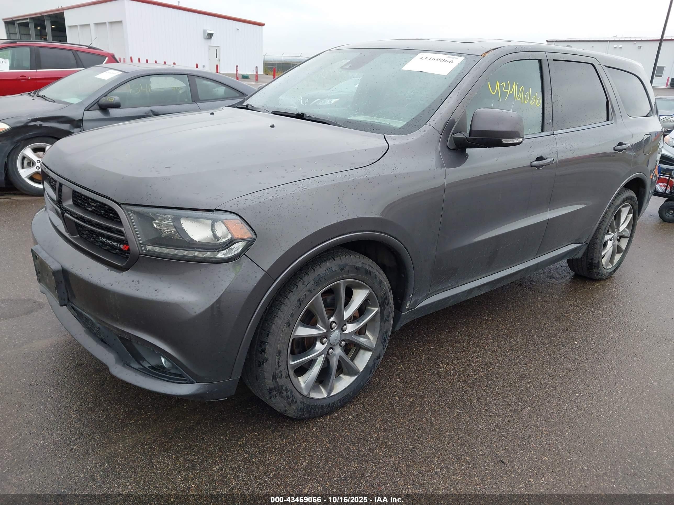 2014 Dodge Durango R/t Gray vin: 1C4SDJCT8EC972878