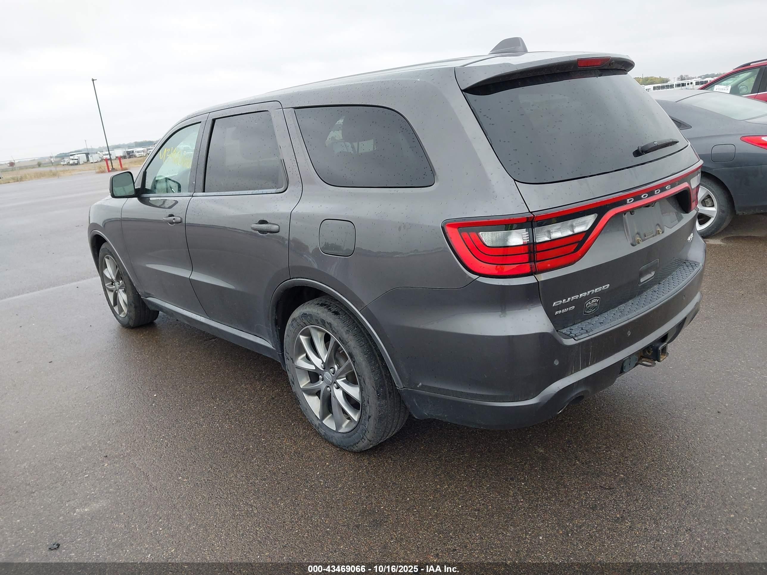 2014 Dodge Durango R/t Gray vin: 1C4SDJCT8EC972878