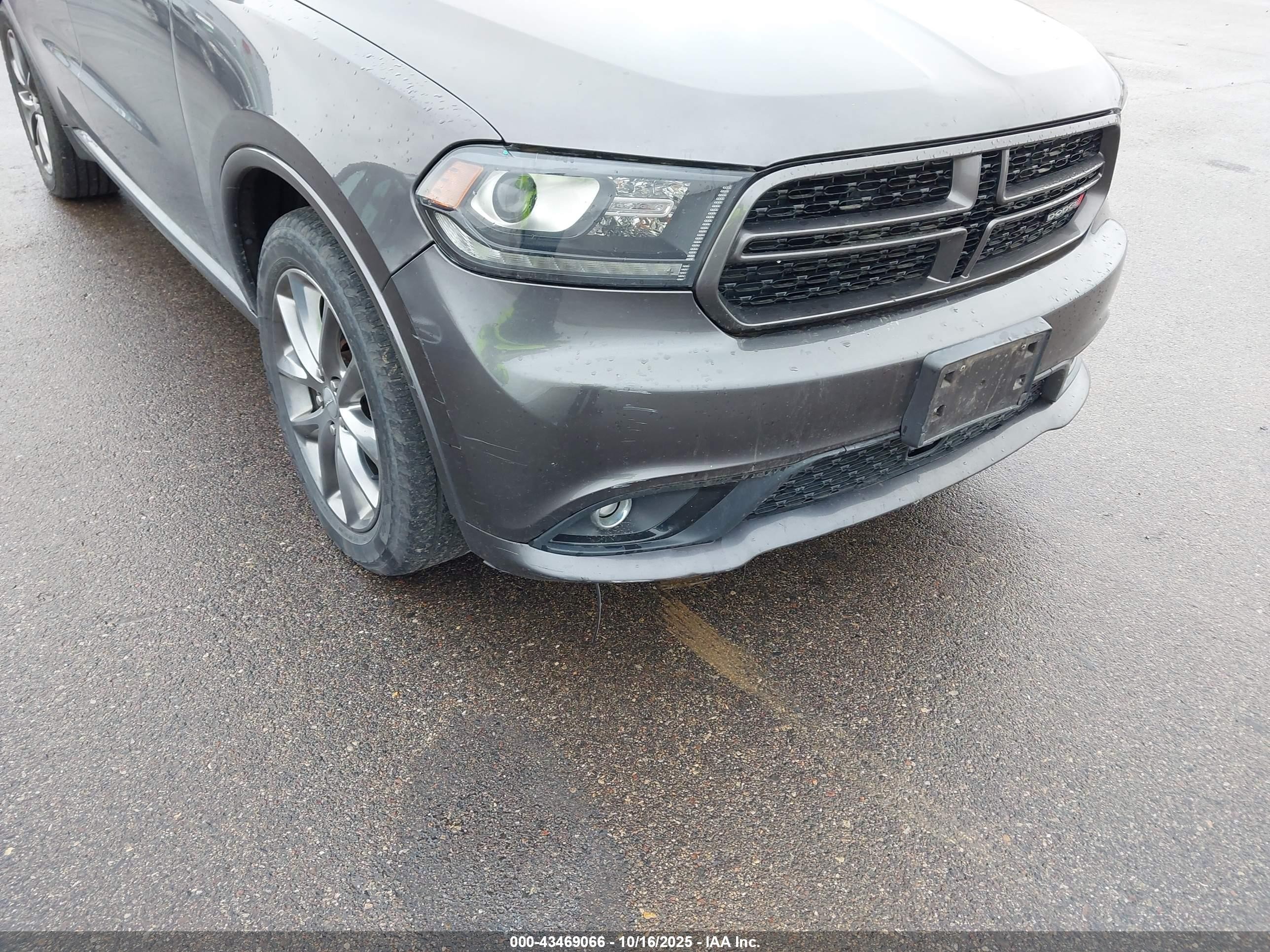 2014 Dodge Durango R/t Gray vin: 1C4SDJCT8EC972878