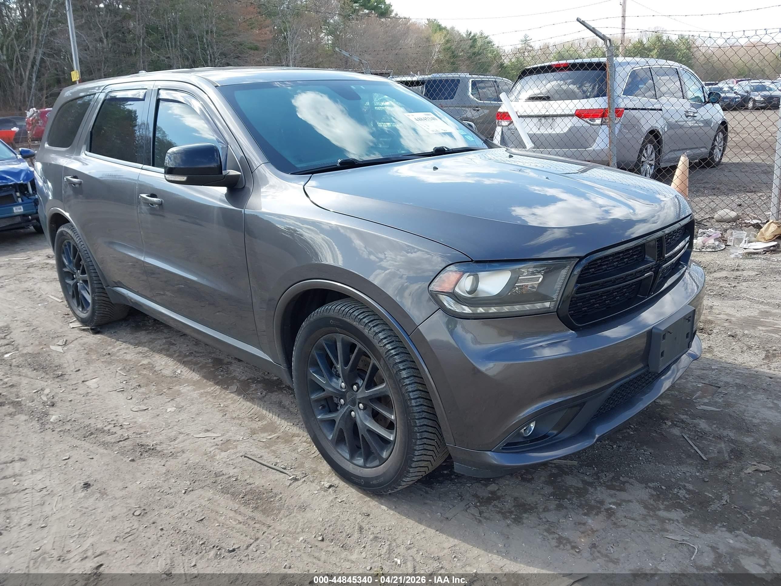 2015 Dodge Durango R/t Gray vin: 1C4SDJCT8FC751010