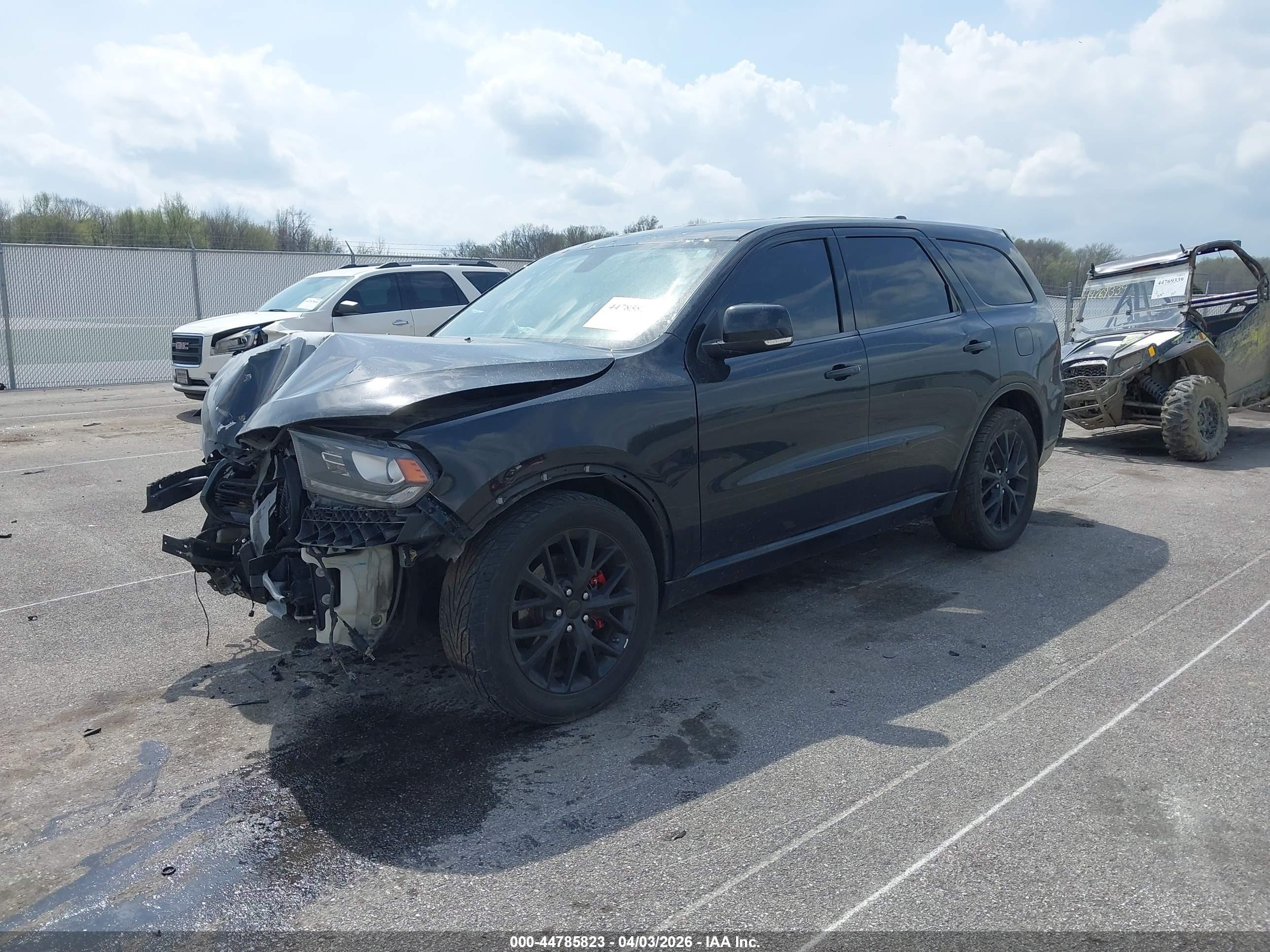 2015 Dodge Durango R/t Черный vin: 1C4SDJCT8FC843220