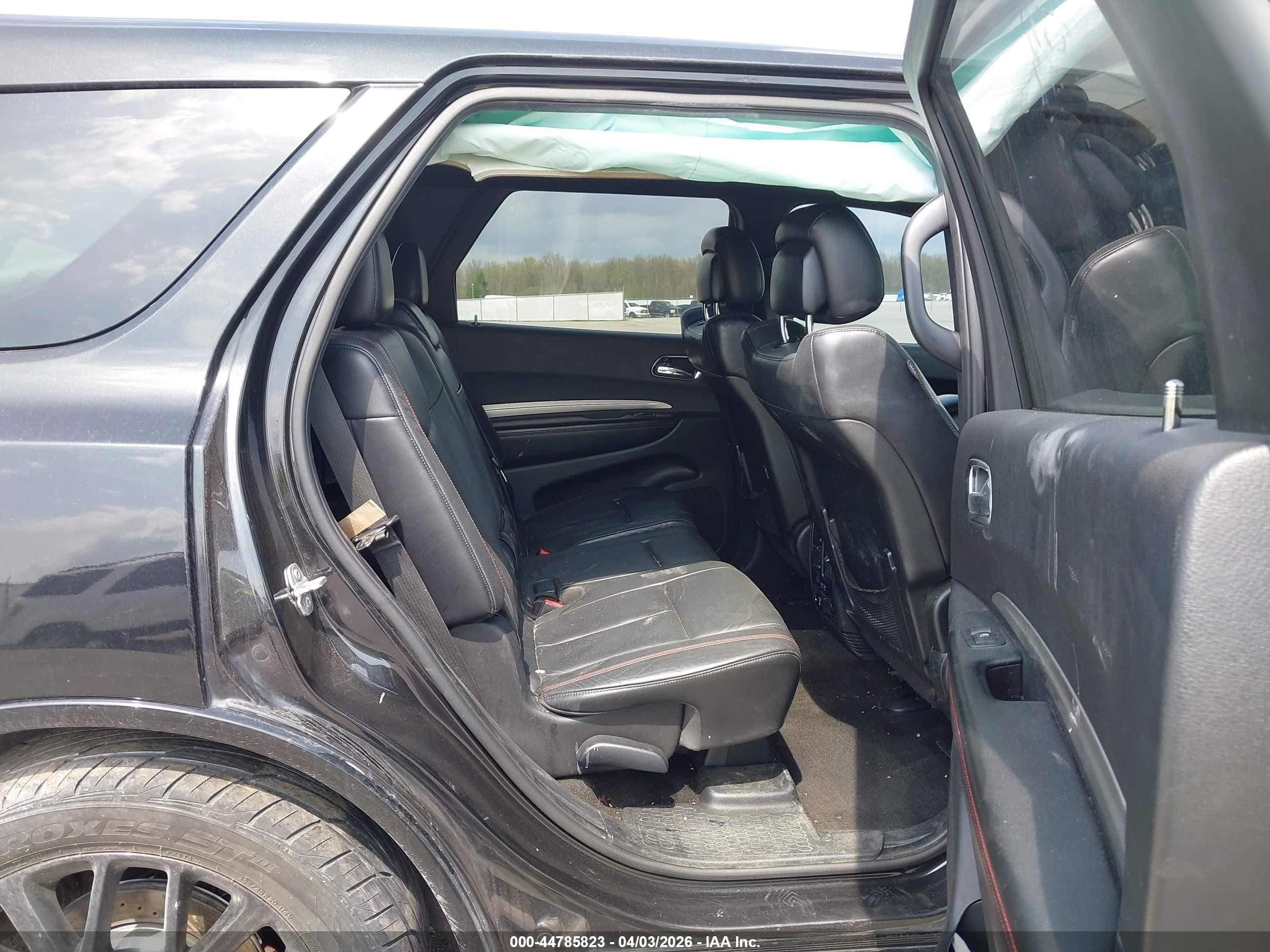 2015 Dodge Durango R/t Черный vin: 1C4SDJCT8FC843220