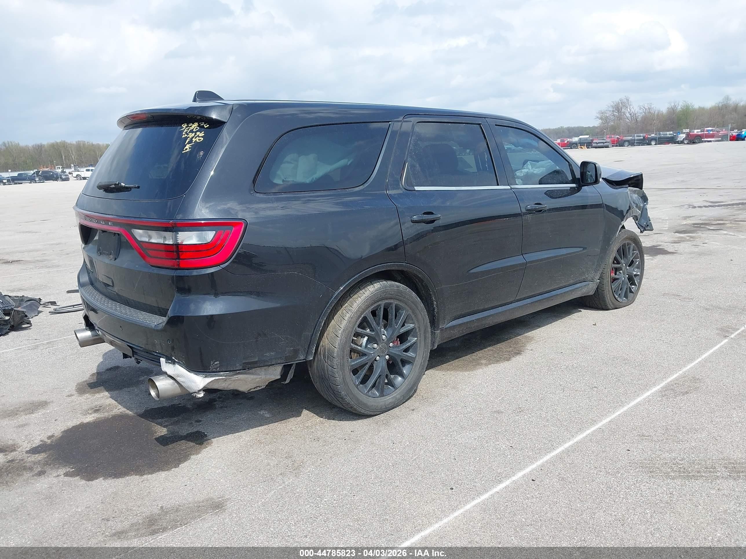 2015 Dodge Durango R/t Черный vin: 1C4SDJCT8FC843220