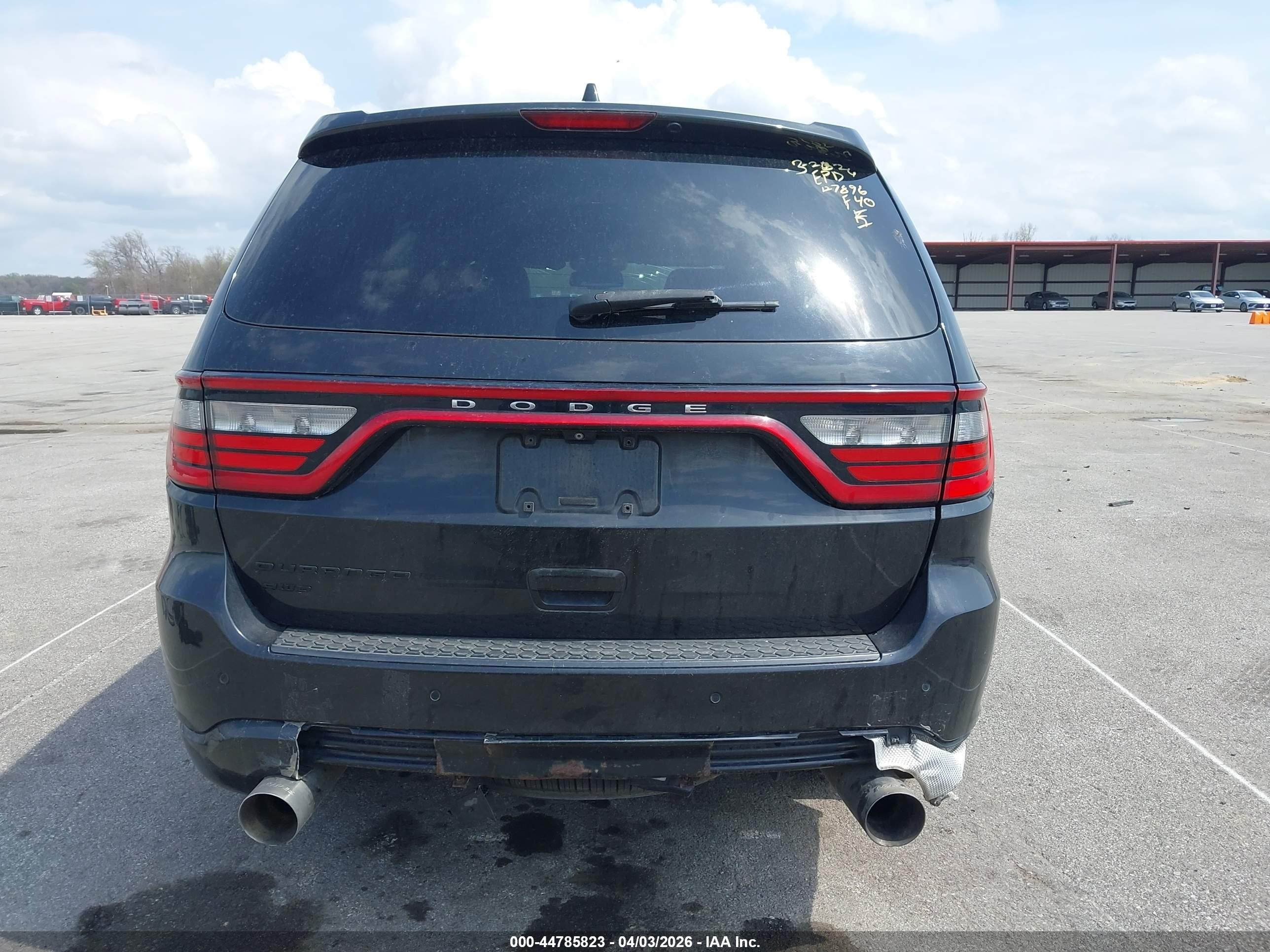 2015 Dodge Durango R/t Черный vin: 1C4SDJCT8FC843220
