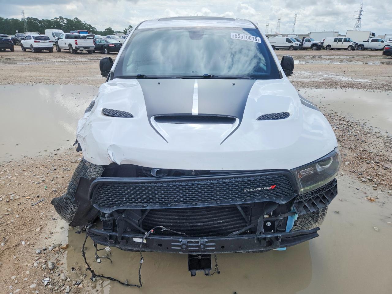 2020 Dodge Durango R White vin: 1C4SDJCT8LC248282