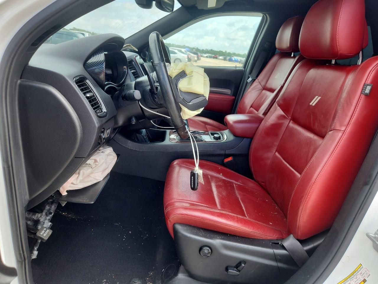 2020 Dodge Durango R White vin: 1C4SDJCT8LC248282