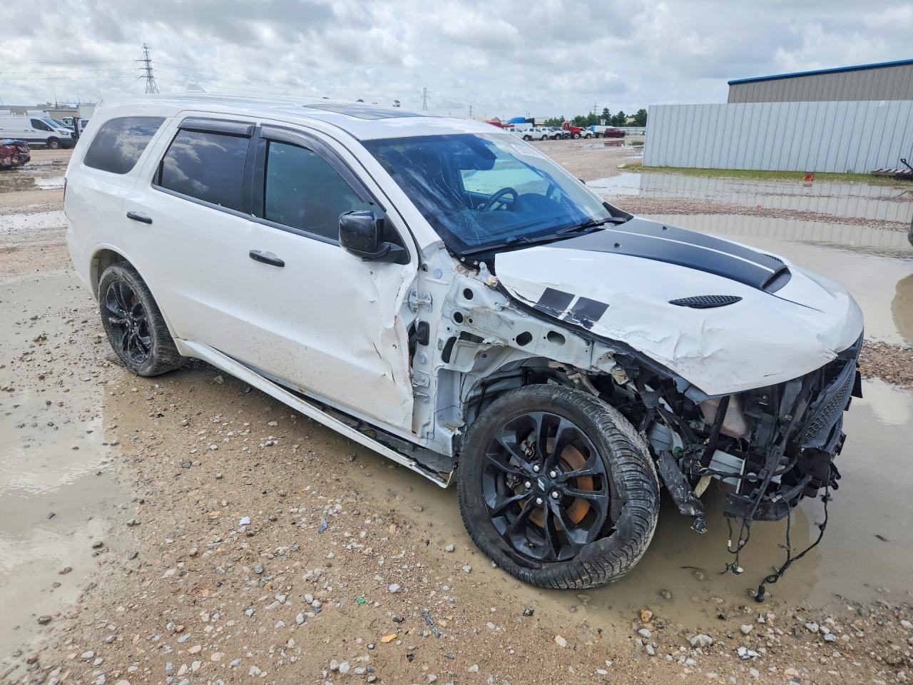 2020 Dodge Durango R White vin: 1C4SDJCT8LC248282