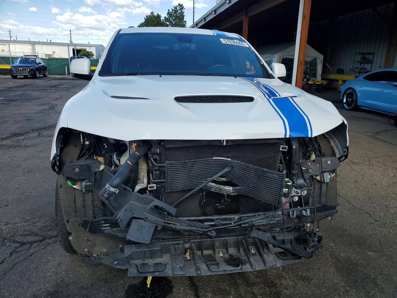 2022 Dodge Durango R White vin: 1C4SDJCT8NC230741