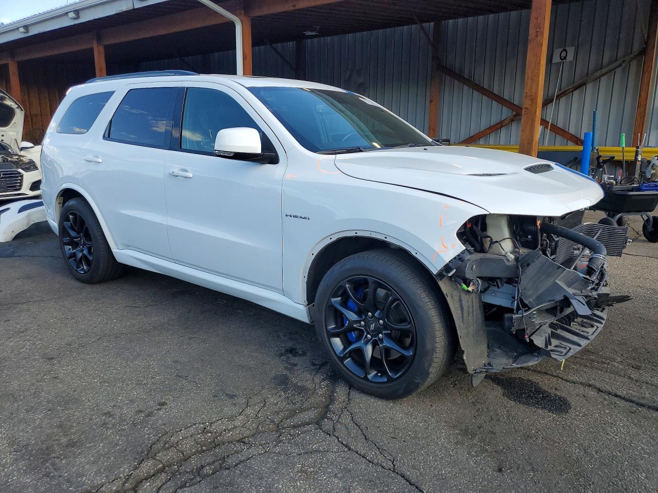 2022 Dodge Durango R White vin: 1C4SDJCT8NC230741