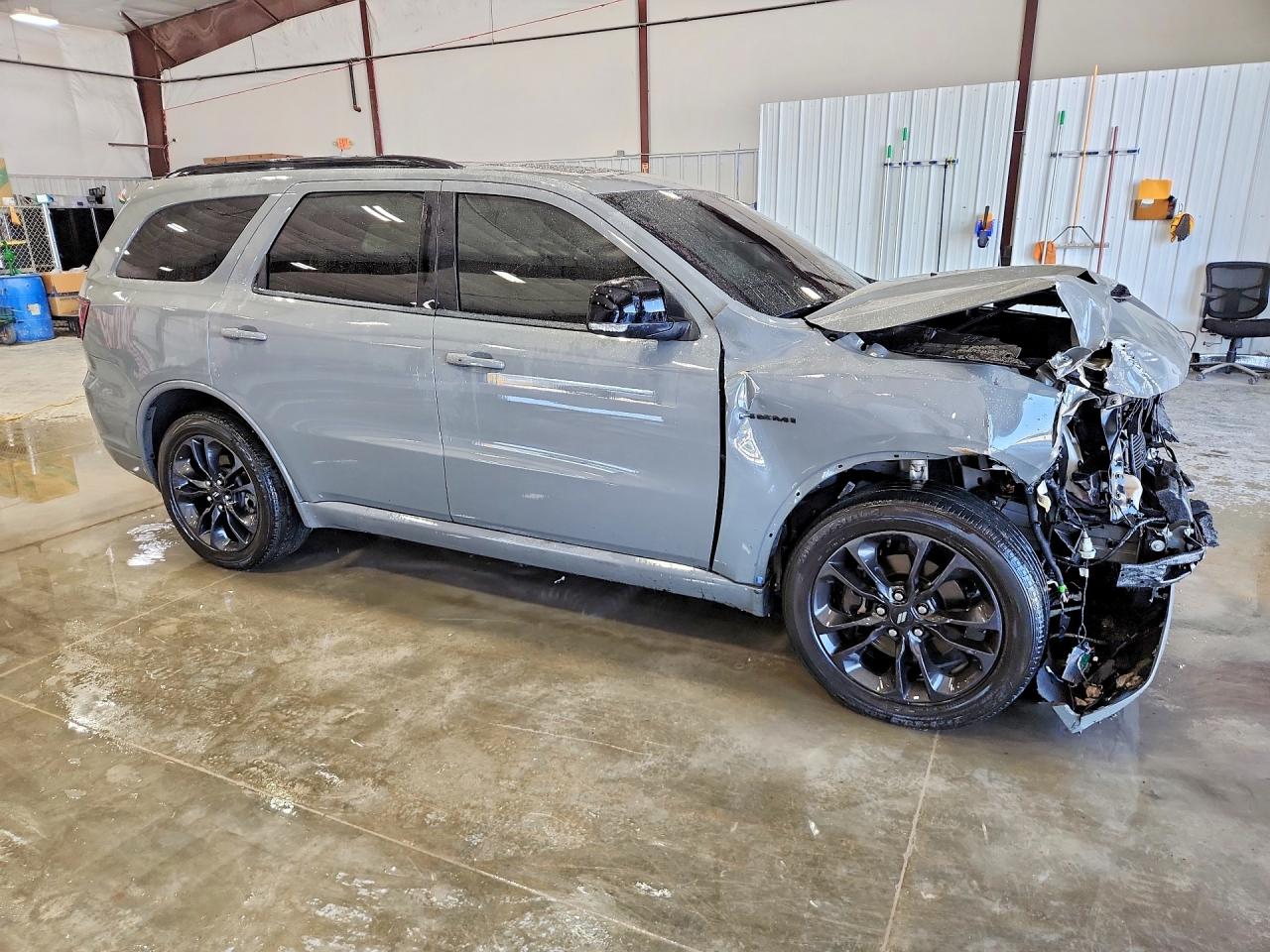 2024 Dodge Durango R/t Gray vin: 1C4SDJCT8RC139751