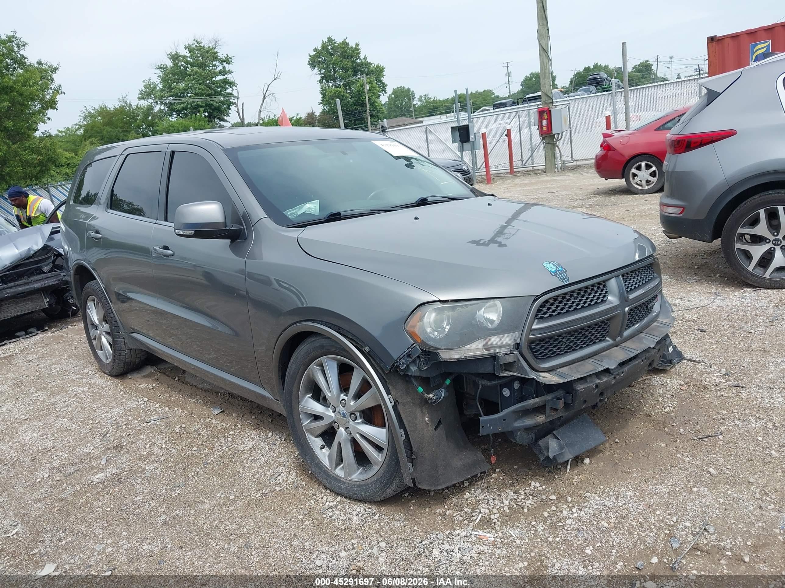 2012 Dodge Durango R/t Gray vin: 1C4SDJCT9CC205702