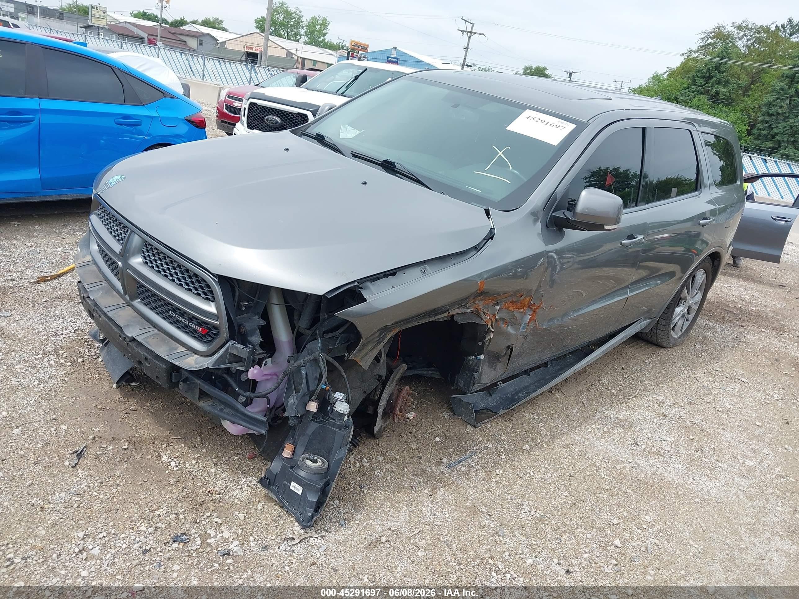 2012 Dodge Durango R/t Gray vin: 1C4SDJCT9CC205702