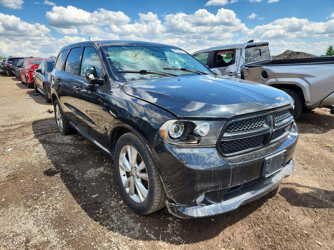 2012 Dodge Durango R Black vin: 1C4SDJCT9CC293327