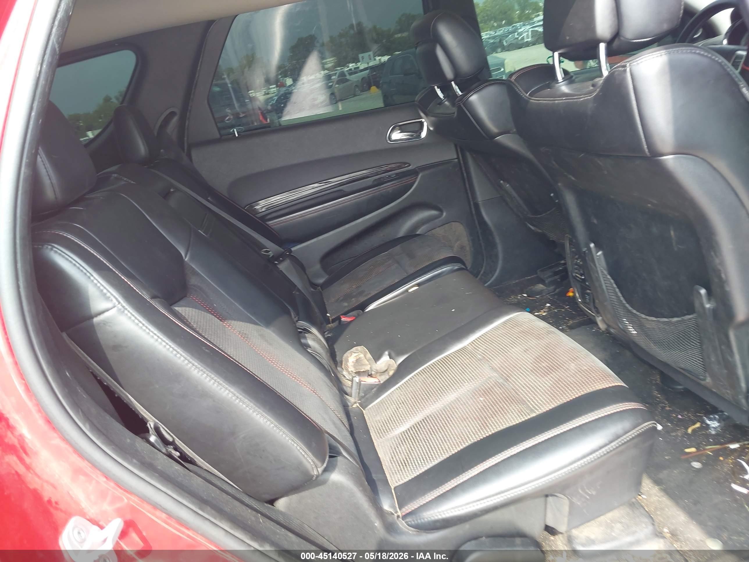 2012 Dodge Durango R/t Red vin: 1C4SDJCT9CC336306