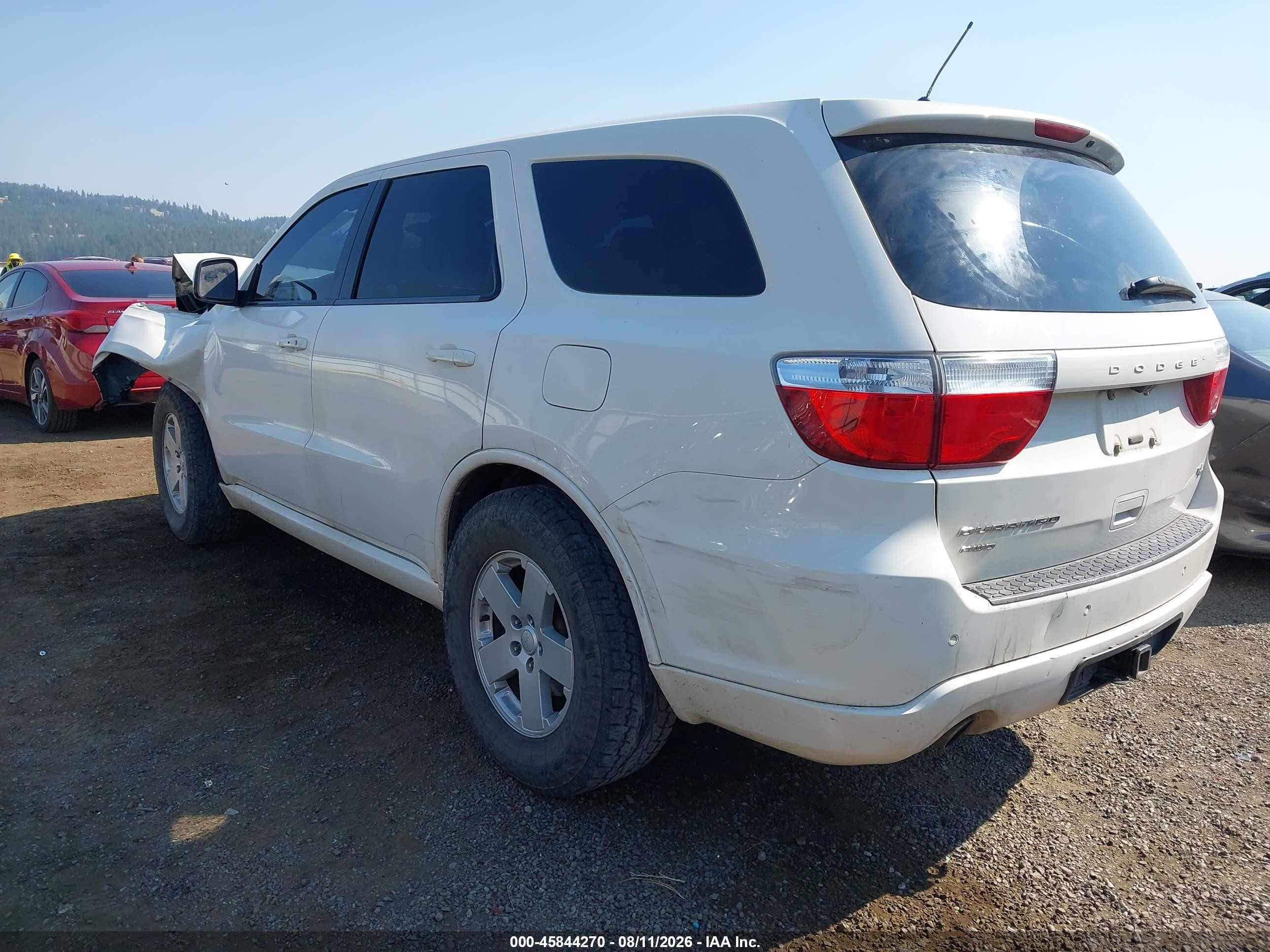 2012 Dodge Durango R/t Белый vin: 1C4SDJCT9CC337827