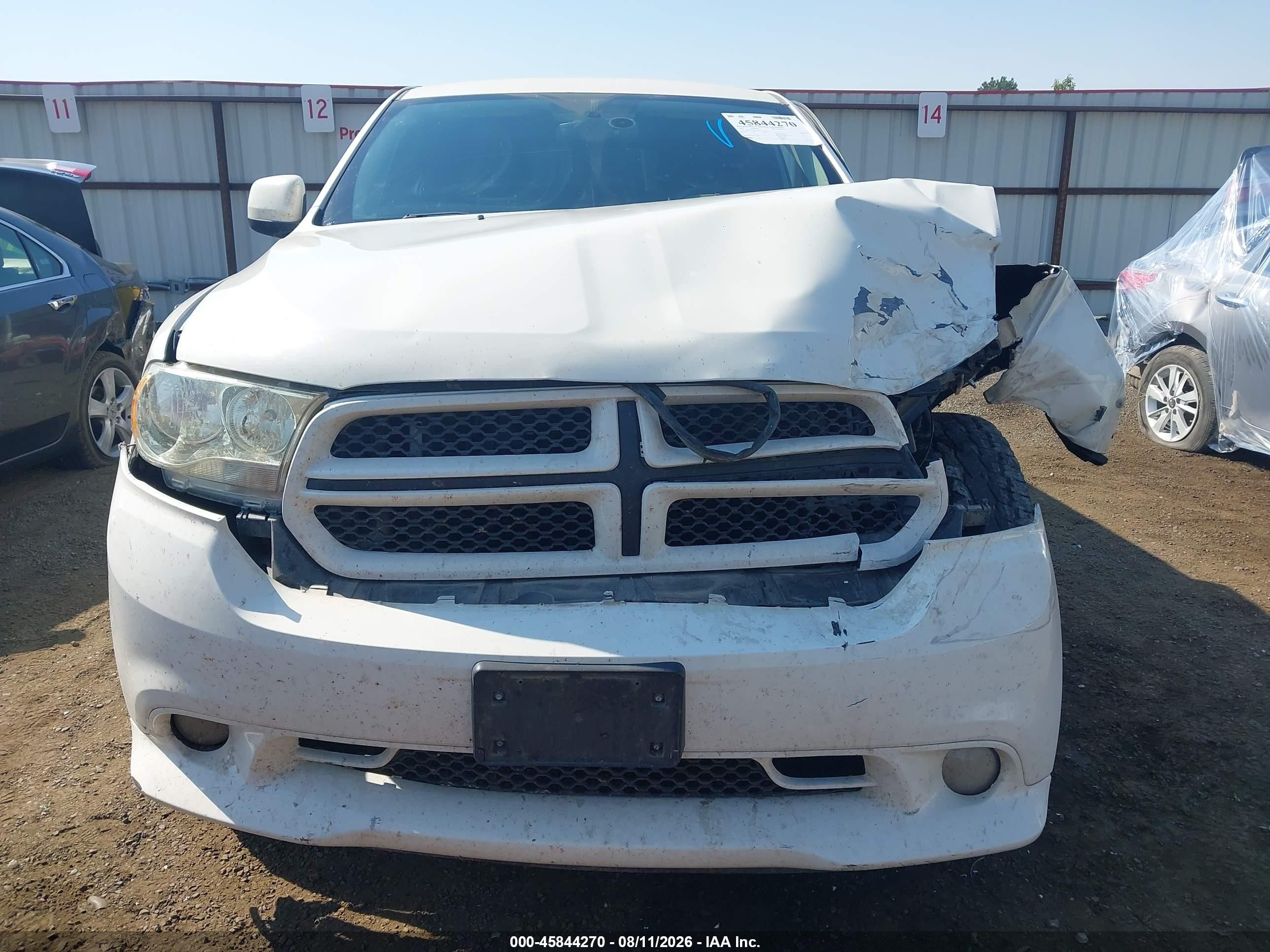 2012 Dodge Durango R/t Белый vin: 1C4SDJCT9CC337827