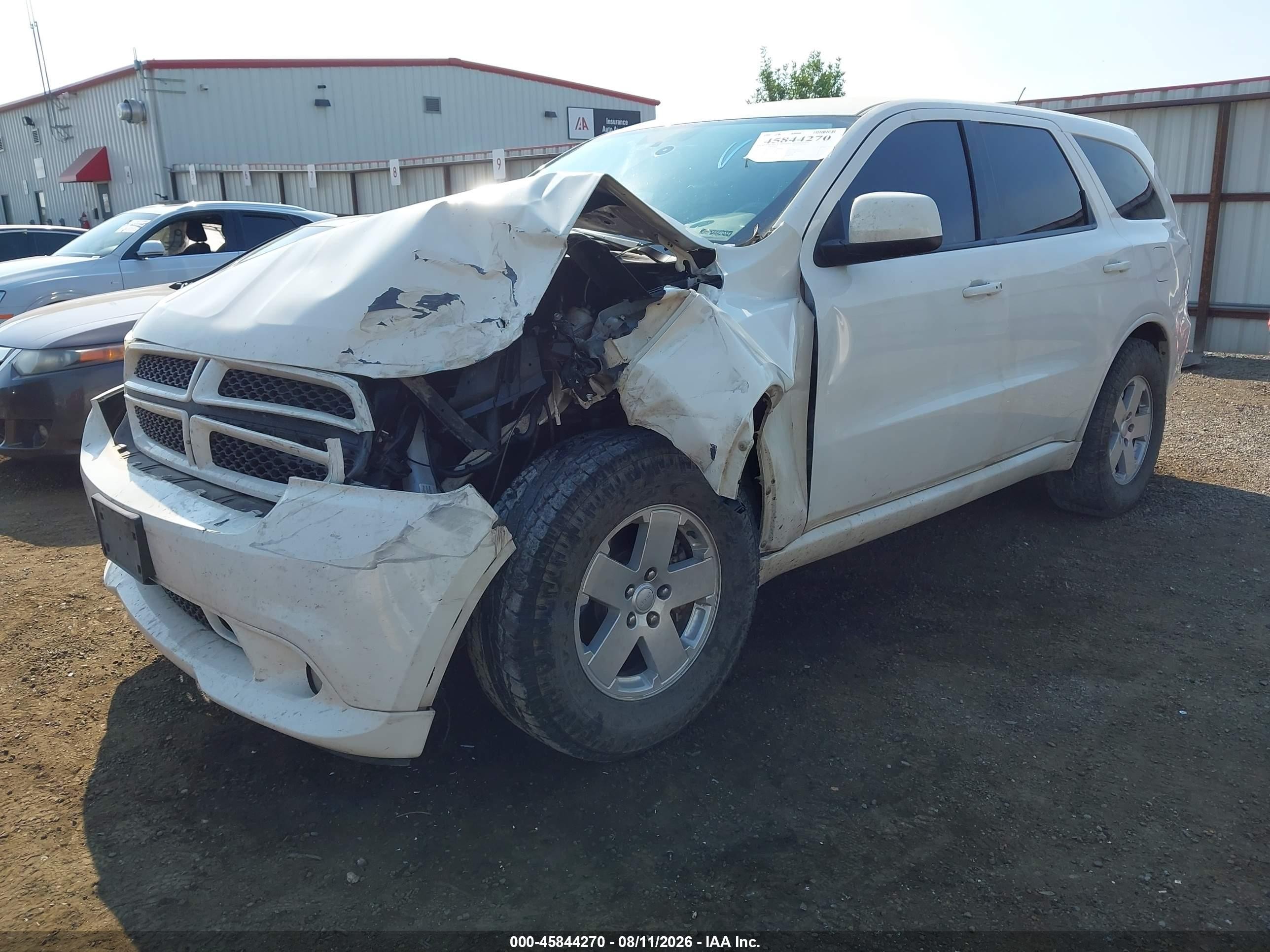 2012 Dodge Durango R/t Белый vin: 1C4SDJCT9CC337827